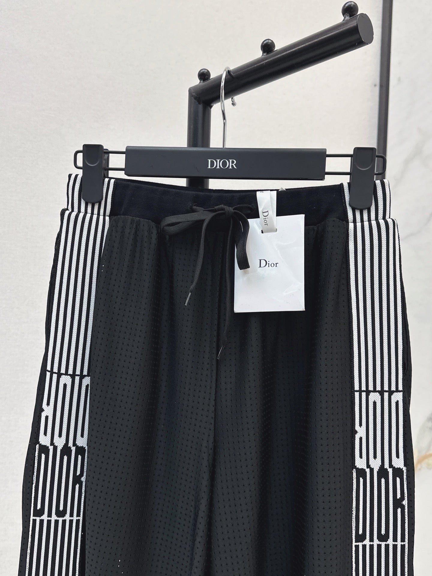 Gu* 25ss mesh pants with web