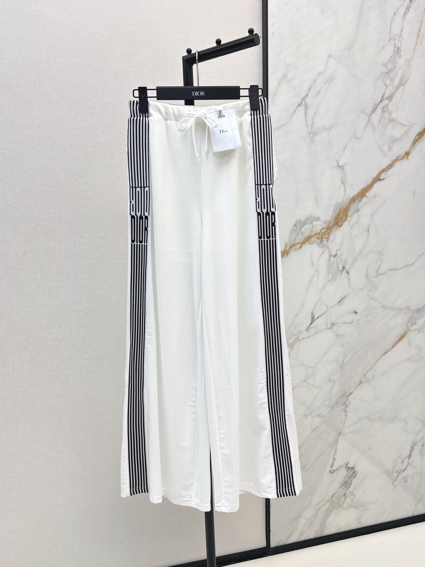 Gu* 25ss mesh pants with web