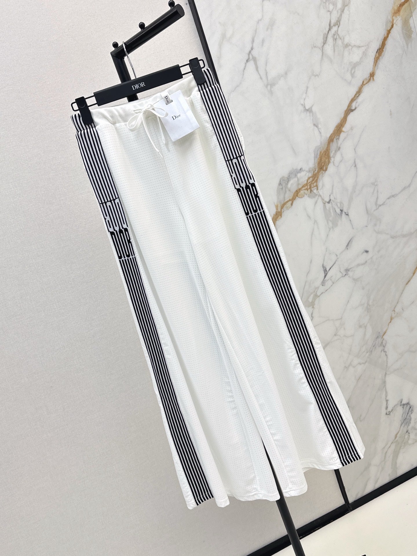 Gu* 25ss mesh pants with web