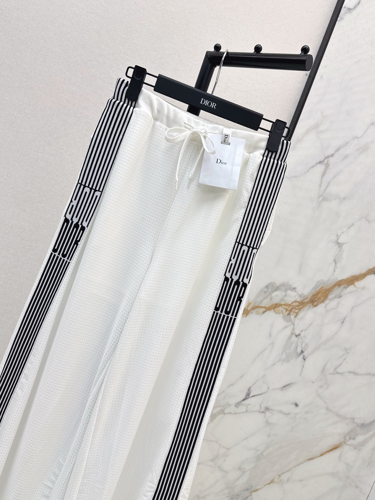 Gu* 25ss mesh pants with web