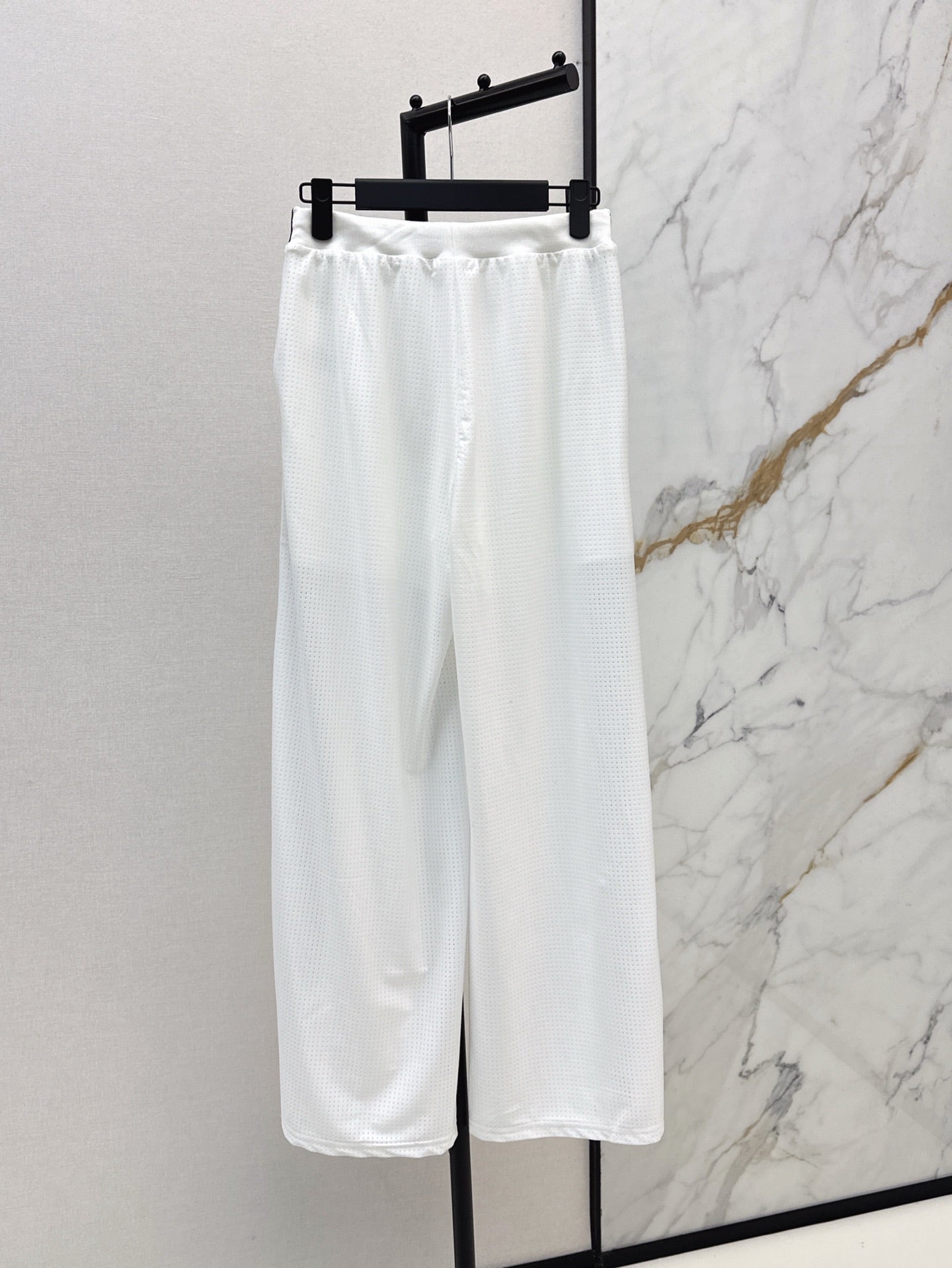 Gu* 25ss mesh pants with web