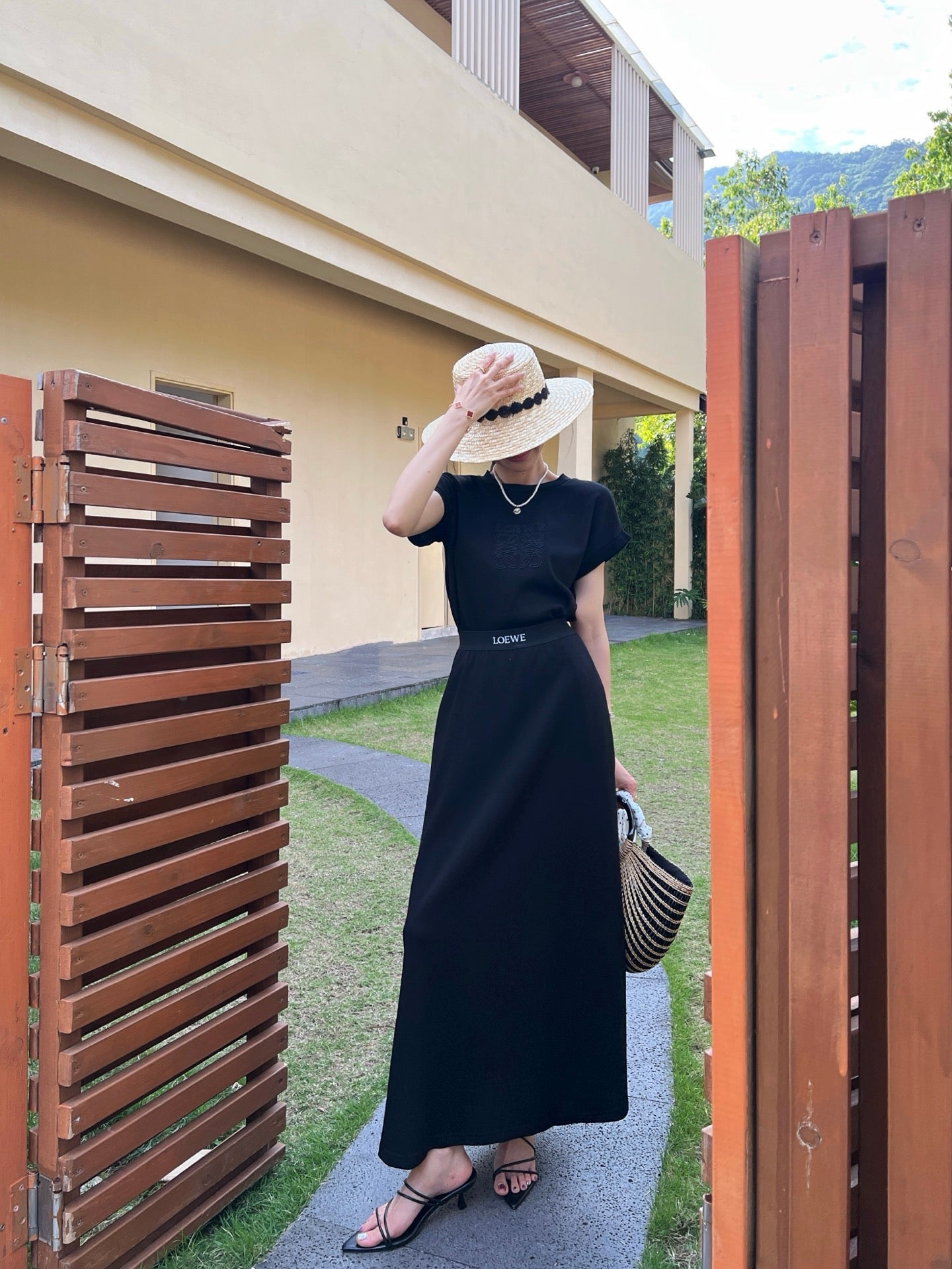 Loe*25ss cotton casual suit