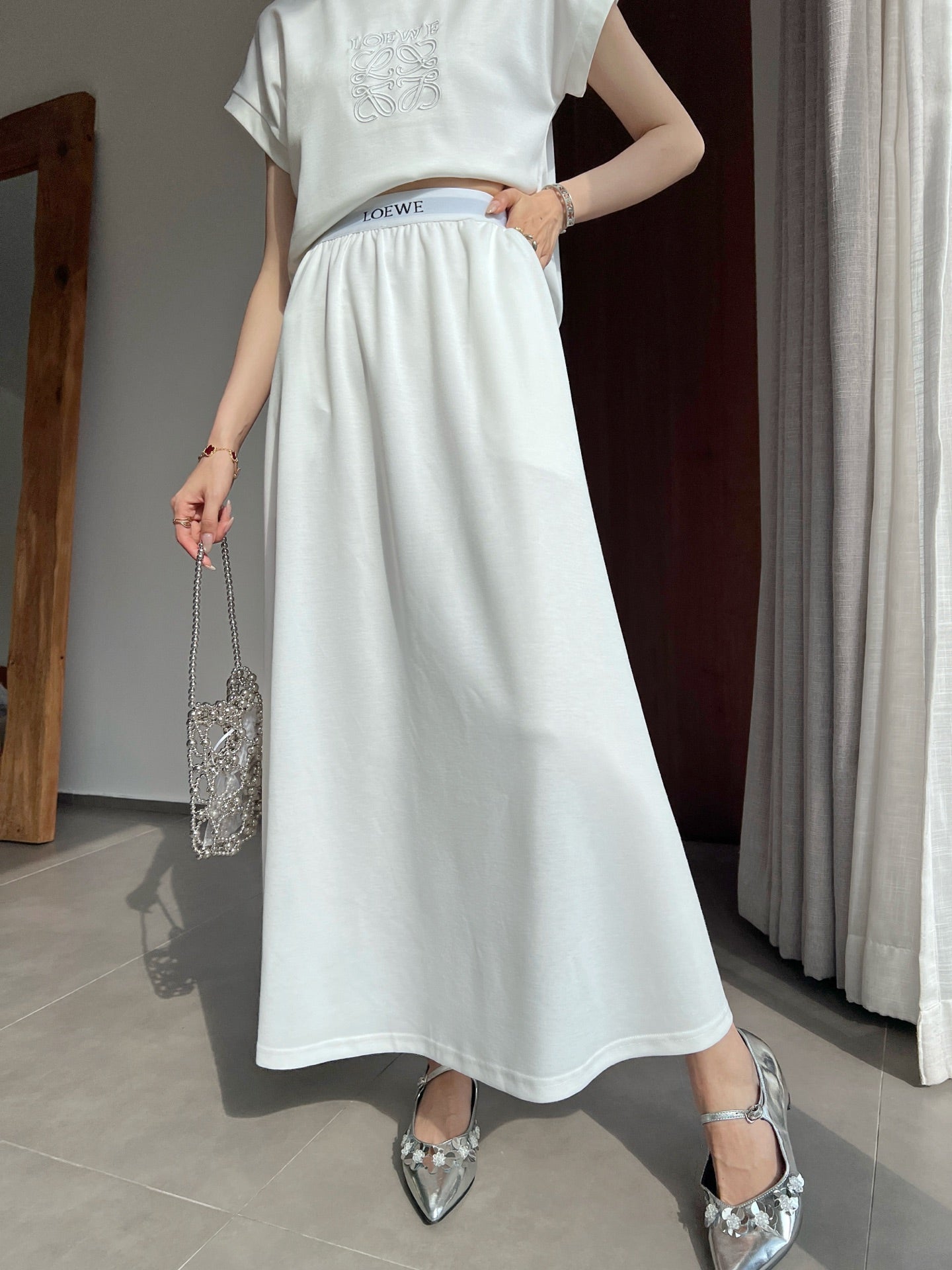 Loe*25ss cotton casual suit