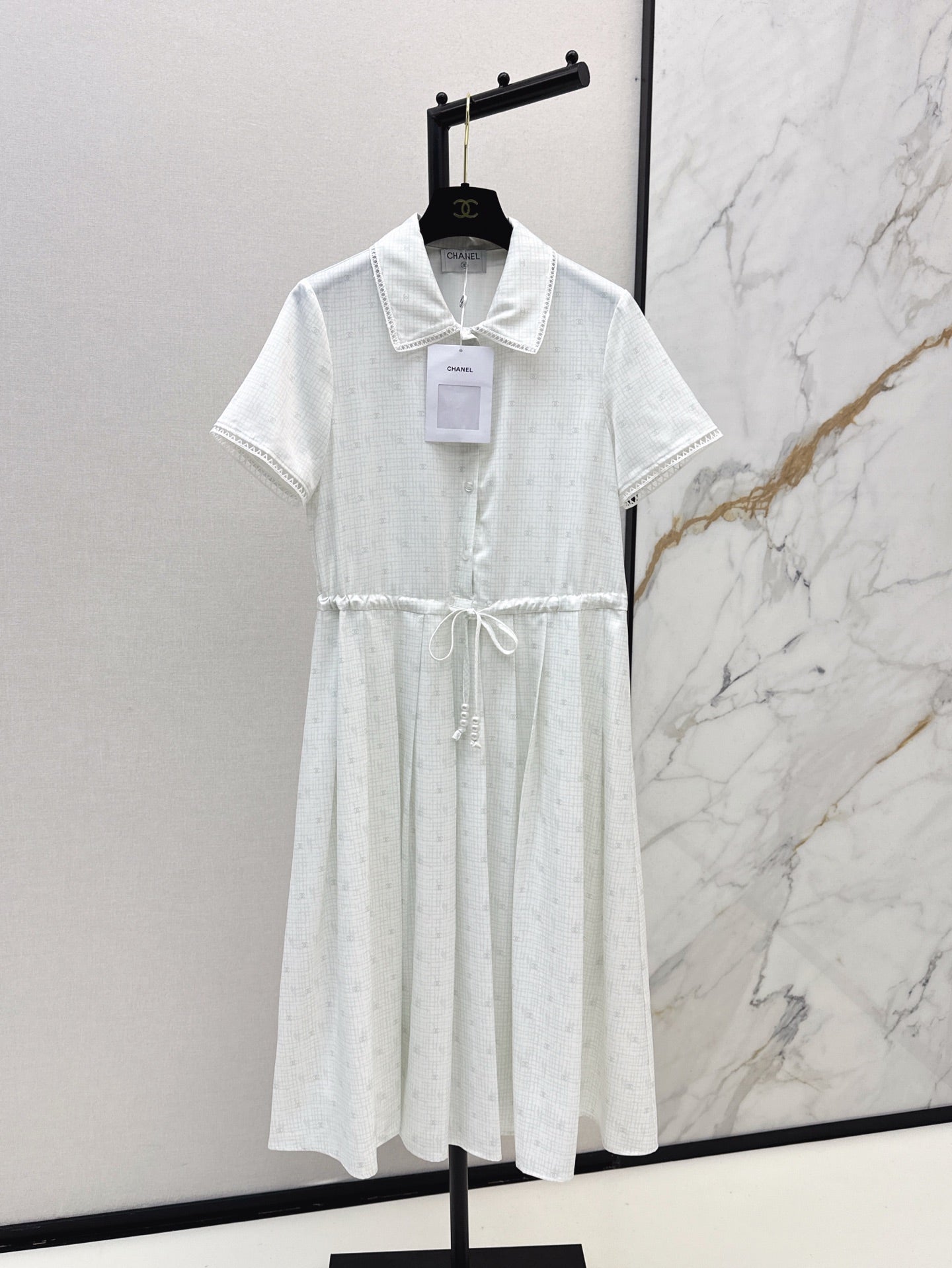 C*nel 25ss jacquard flared dress