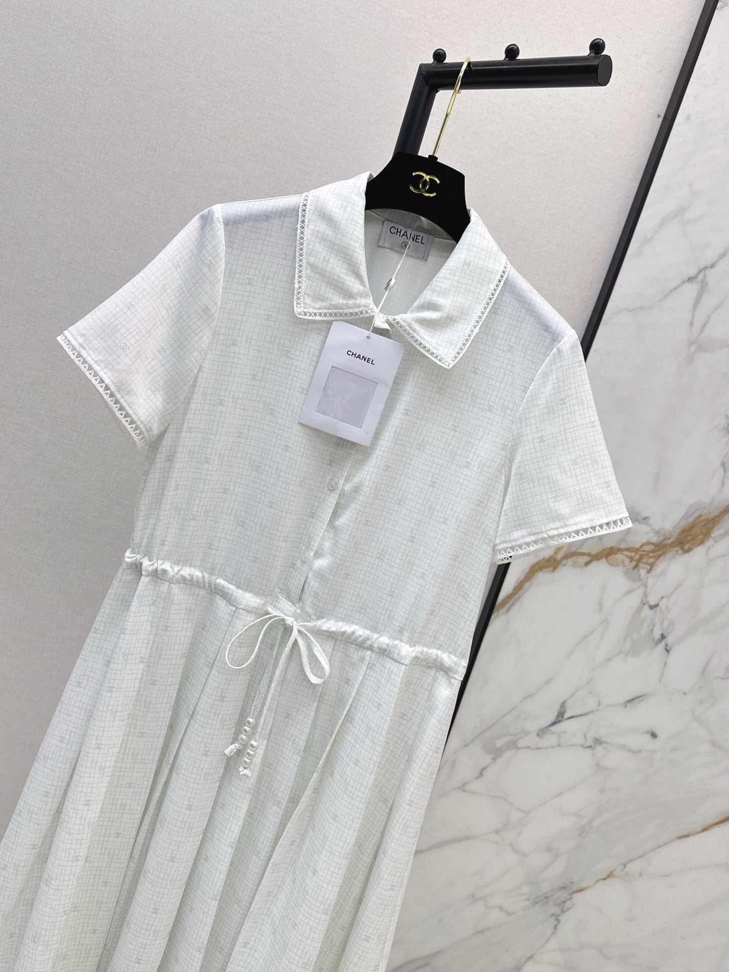 C*nel 25ss jacquard flared dress