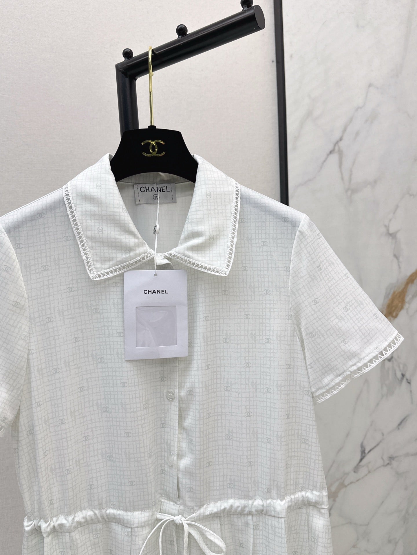 C*nel 25ss jacquard flared dress