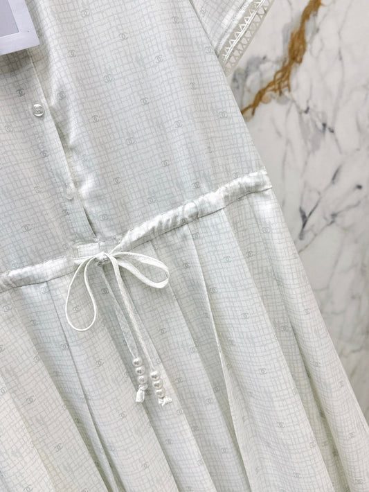 C*nel 25ss jacquard flared dress