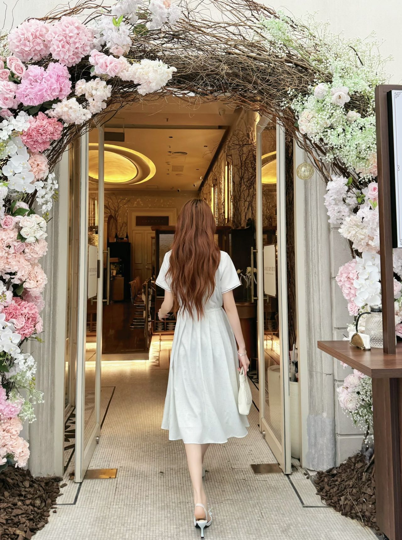 C*nel 25ss jacquard flared dress