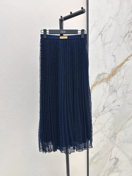 D*r 25ss pleated long skirt