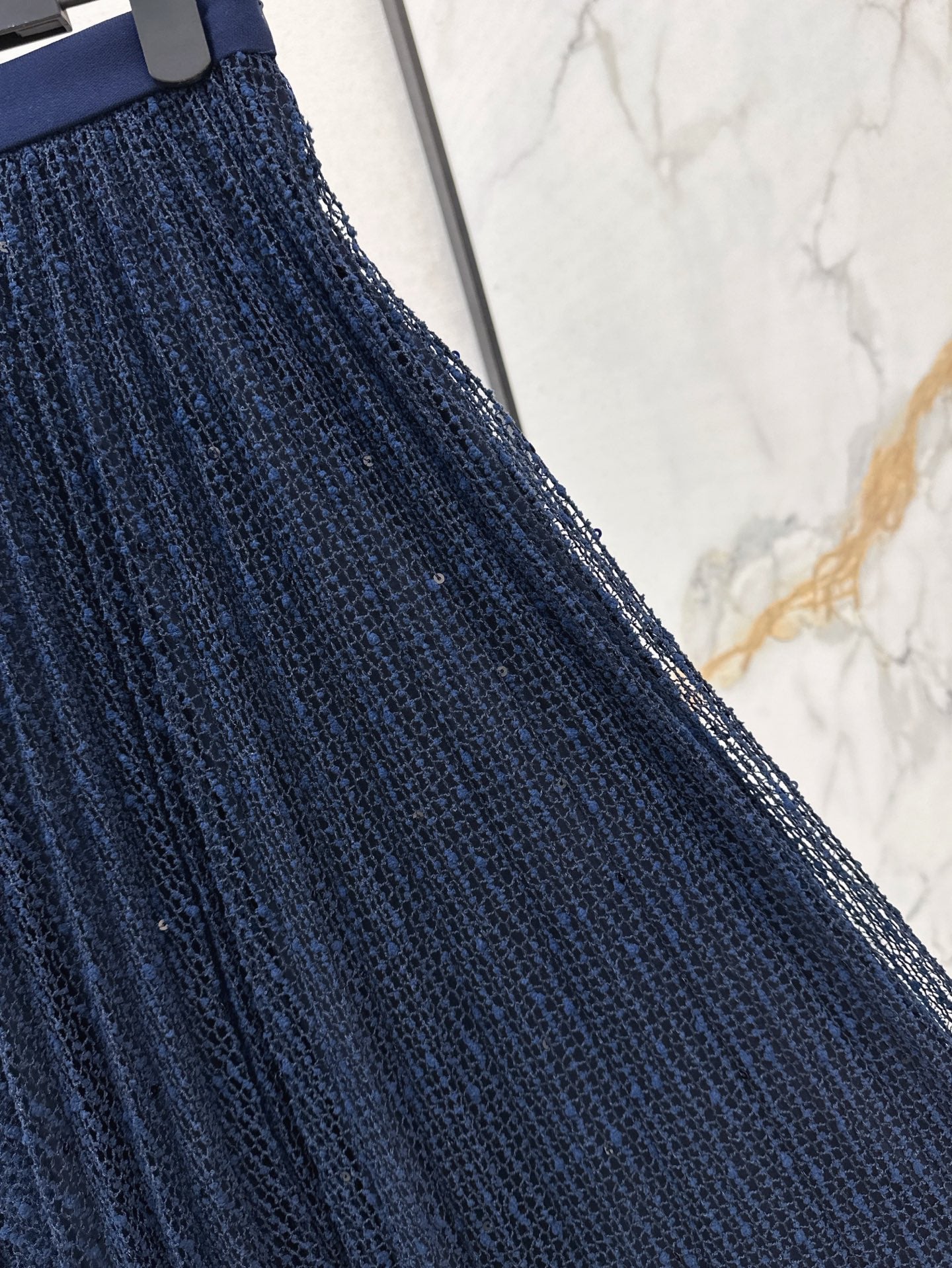 D*r 25ss pleated long skirt