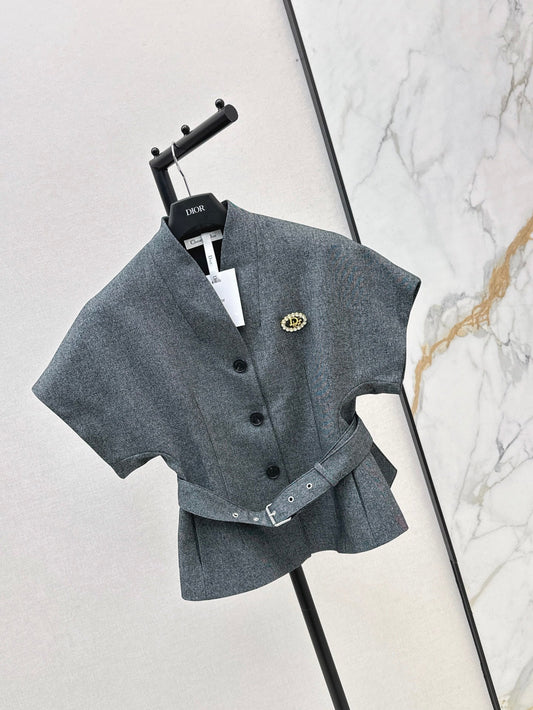 D*r 25ss short belted jacket