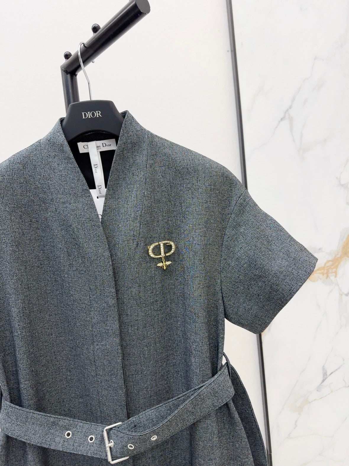 D*r 25ss mid-length belted dress