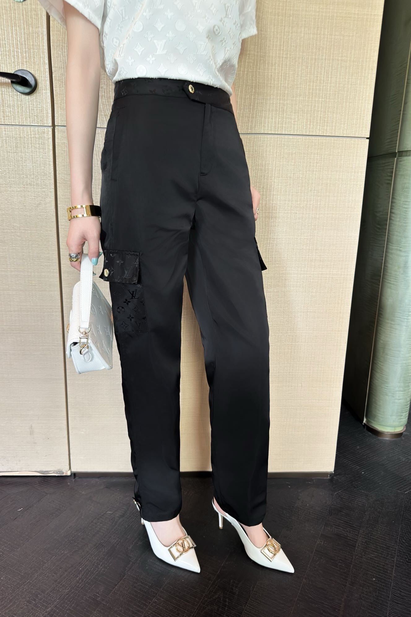 Loui* 25ss fitted cargo pants