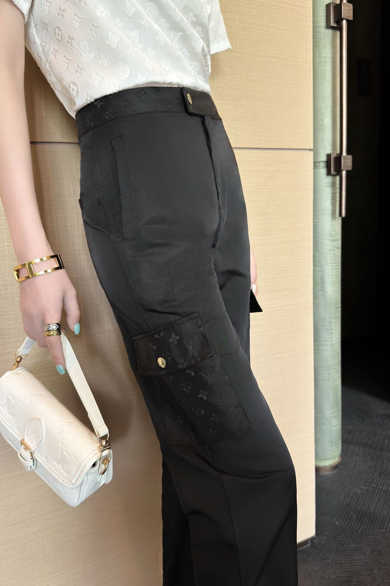 Loui* 25ss fitted cargo pants