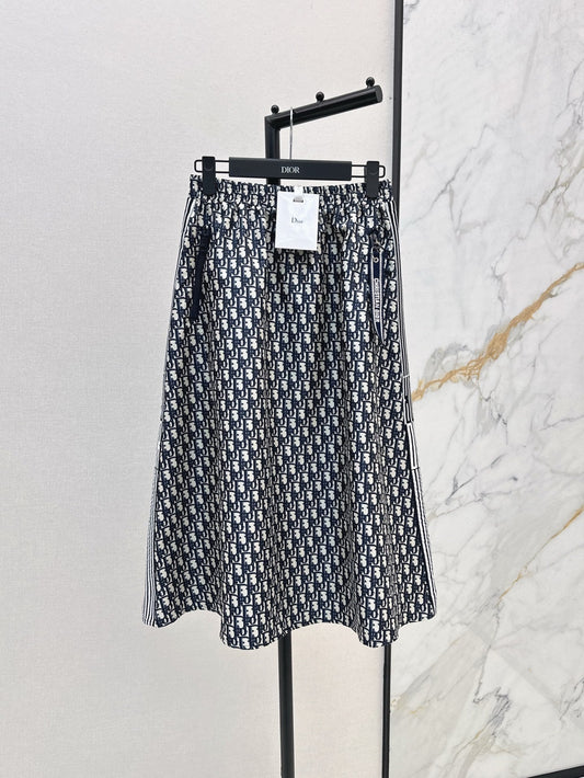 D*r 25ss jacquard technical taffeta skirt