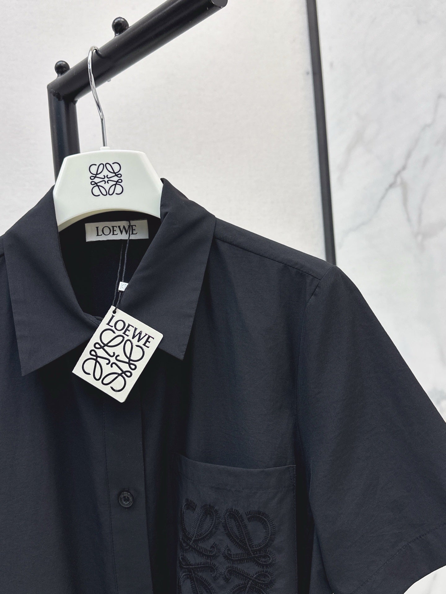 Loe* 25ss twill belted dress