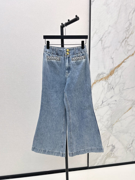 Zim* 25ss High-rise flared jeans