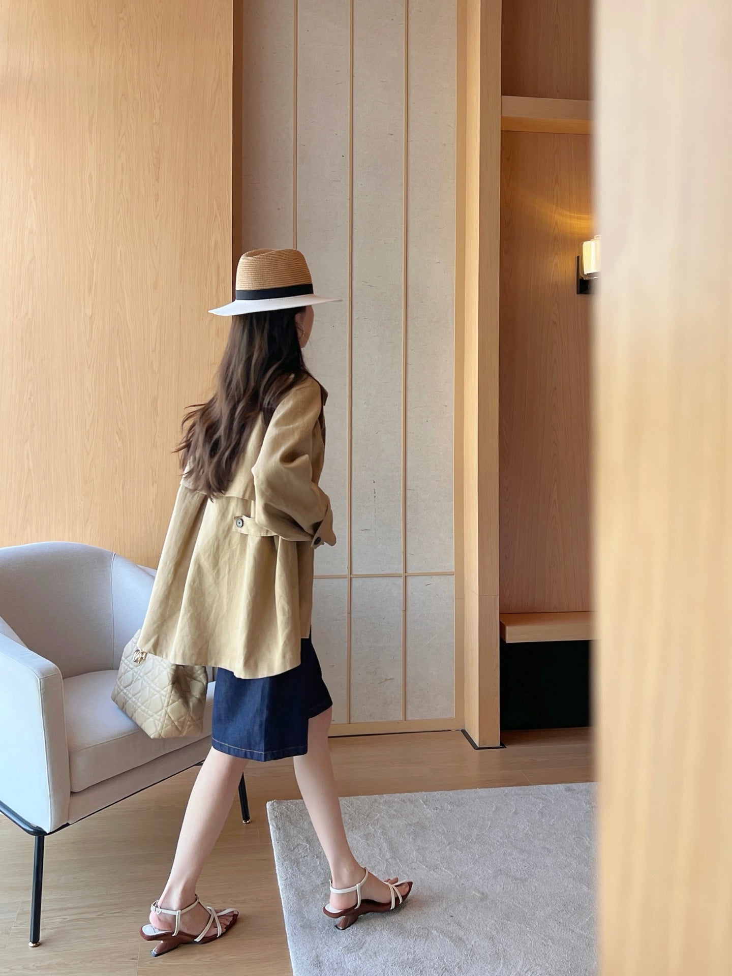 D*r 25ss linen loose coat