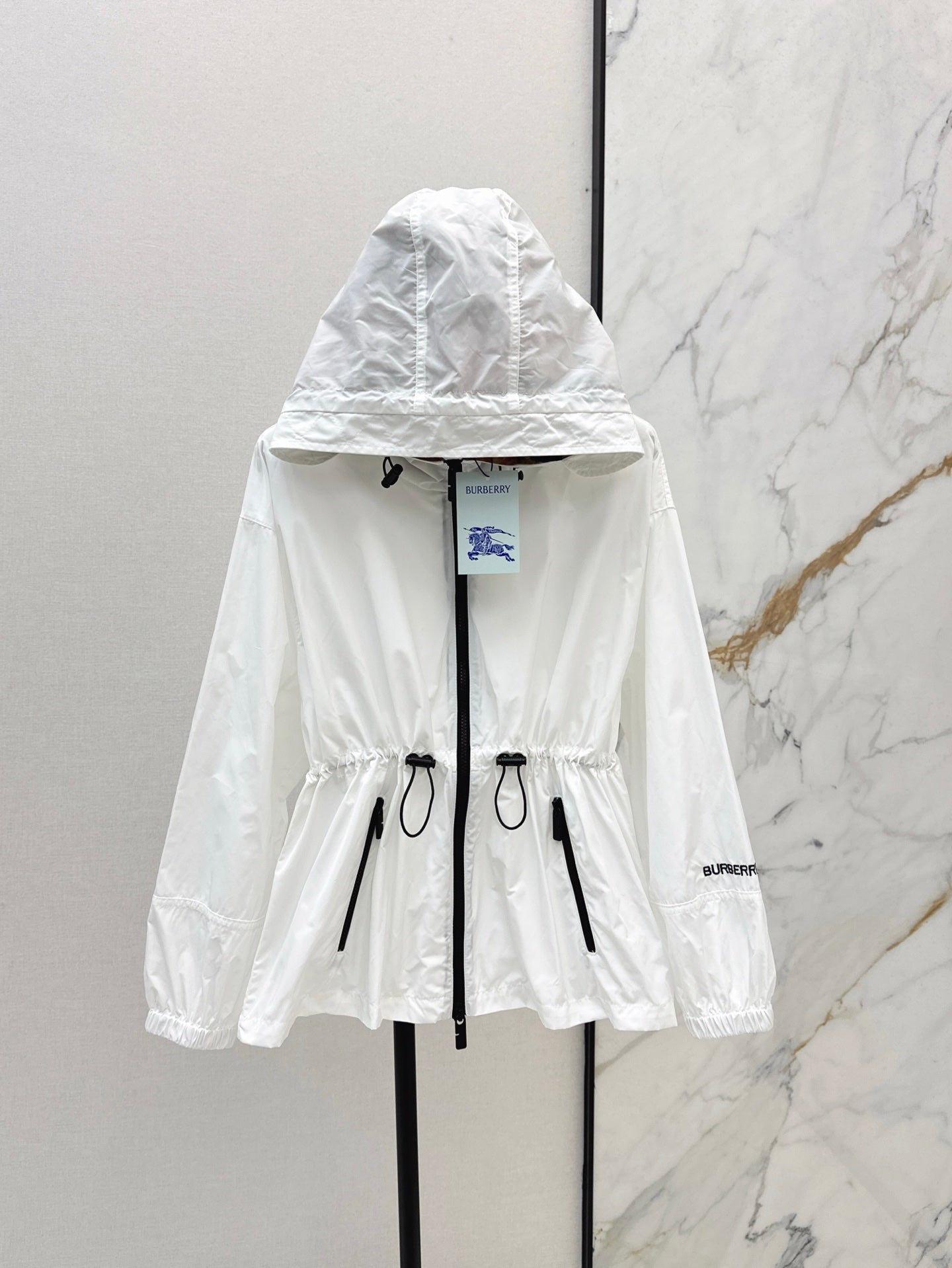 Bur* 25ss Nylon hooded jacket