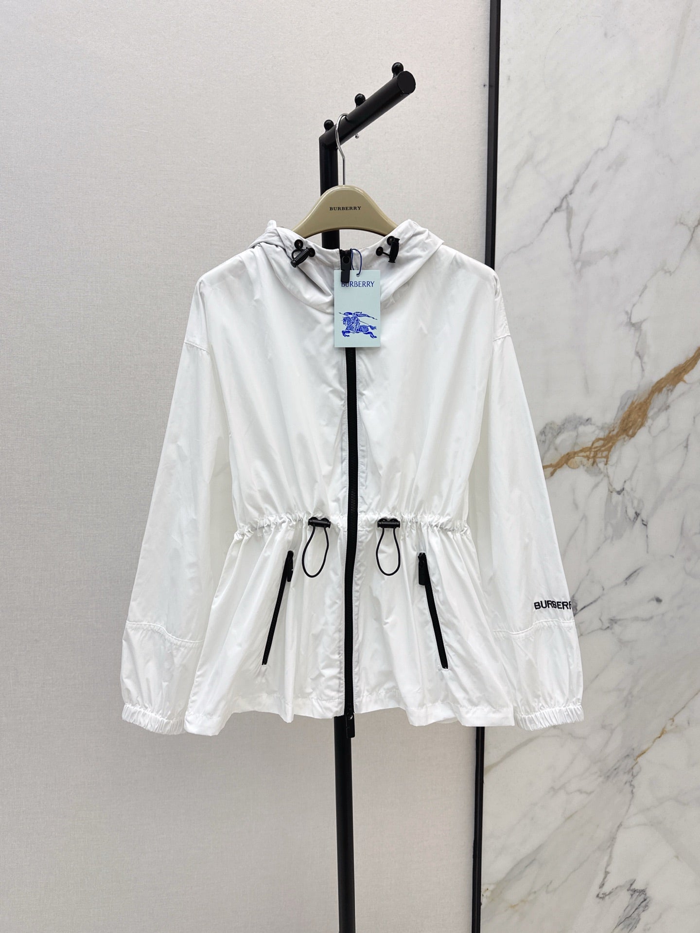 Bur* 25ss Nylon hooded jacket