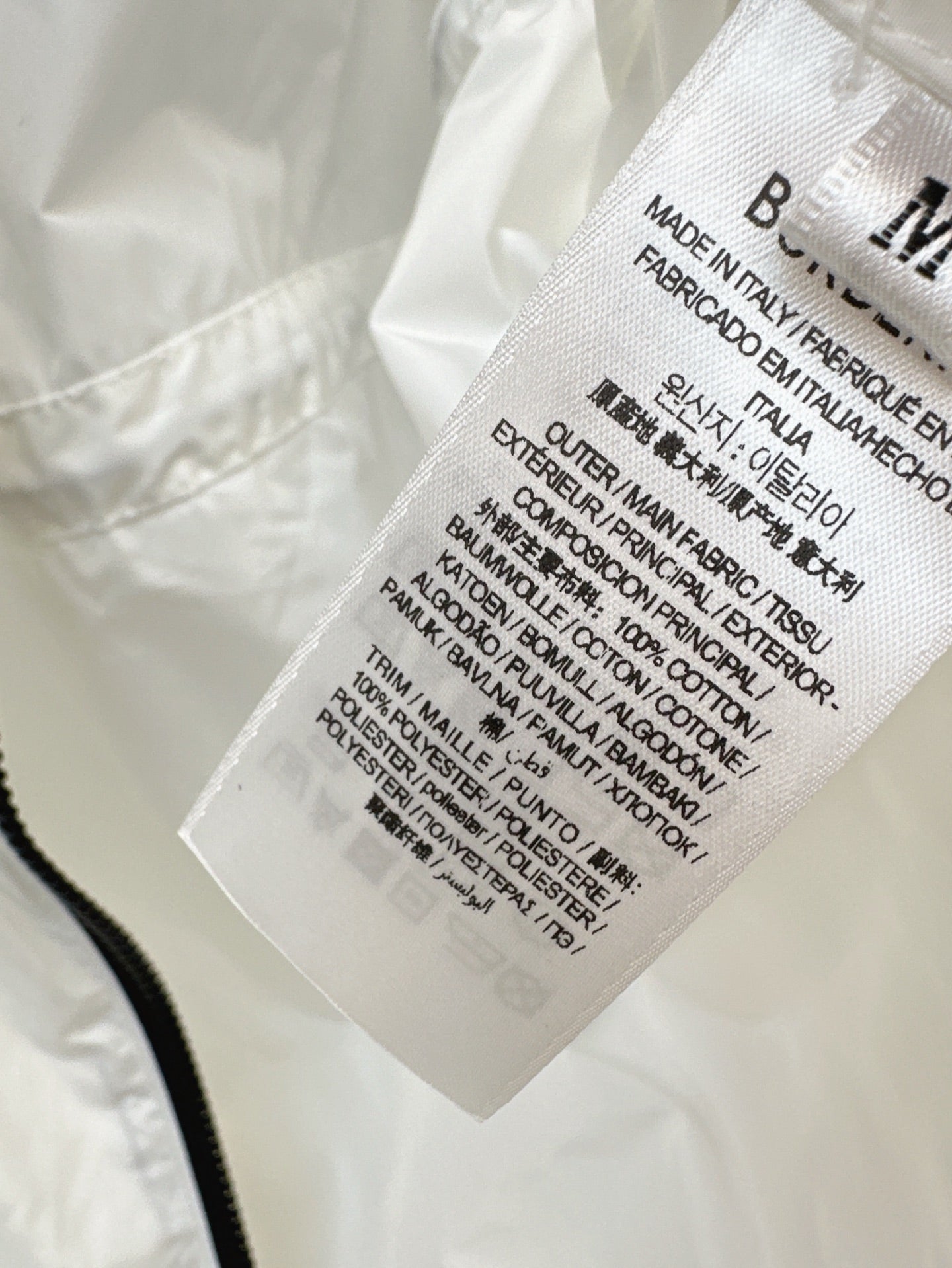 Bur* 25ss Nylon hooded jacket