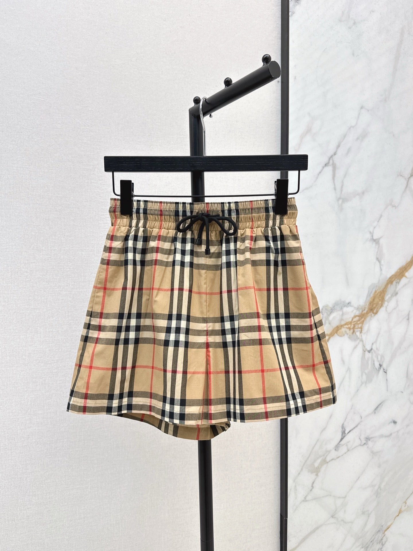 Bur* 25ss check shorts