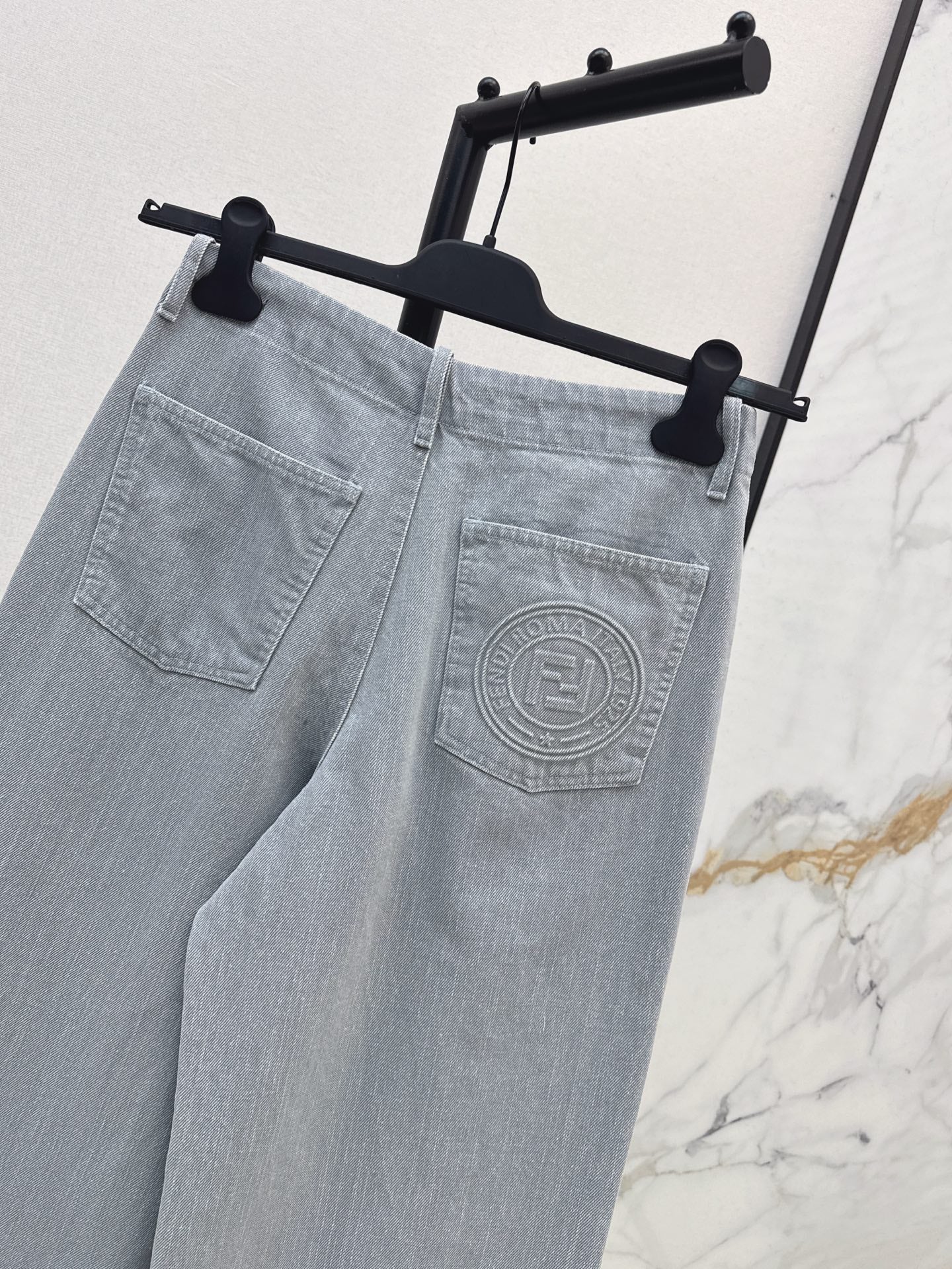 Fd* 25ss wide leg denim pants