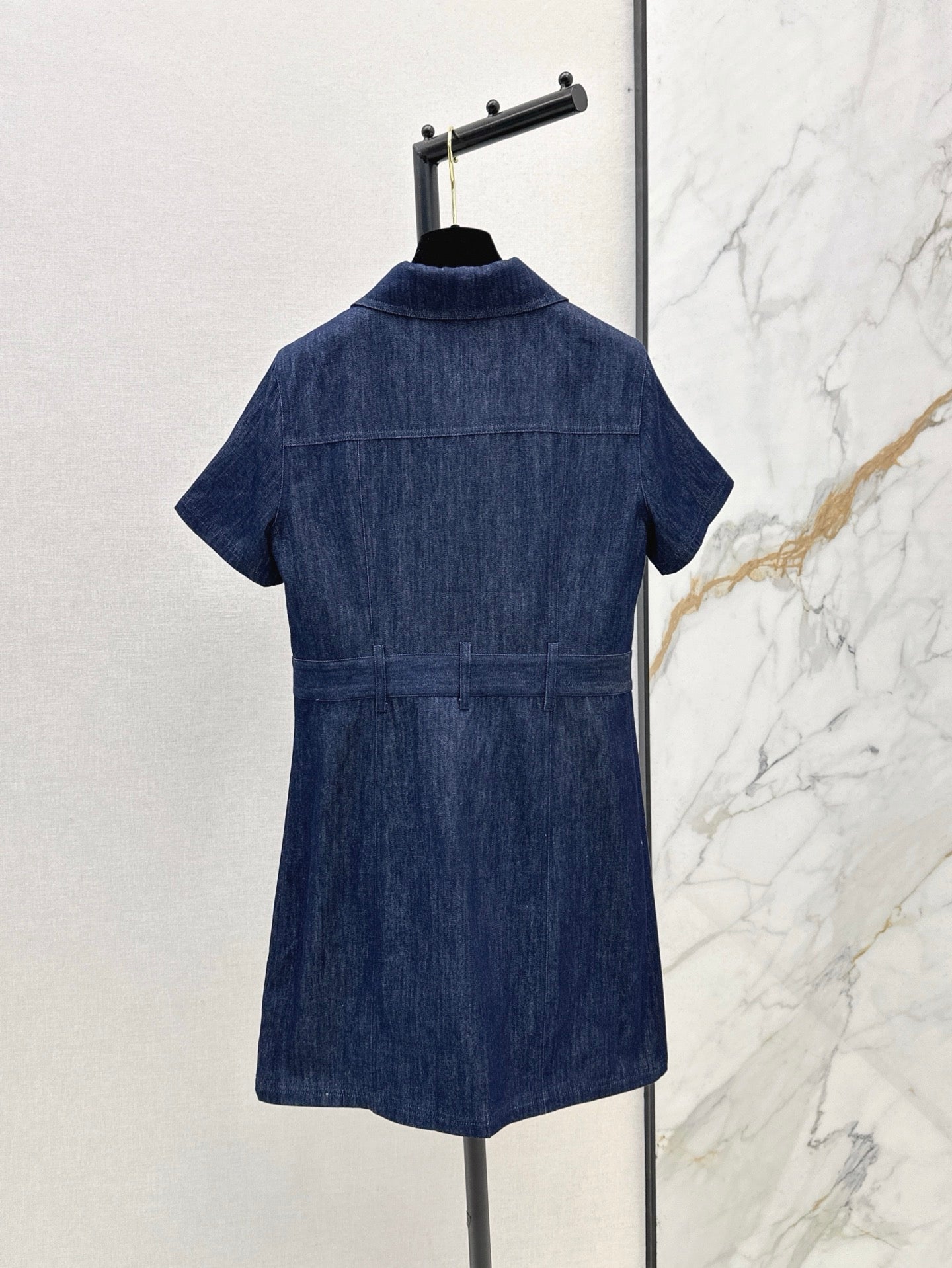 C*nel 25ss button-up denim dress