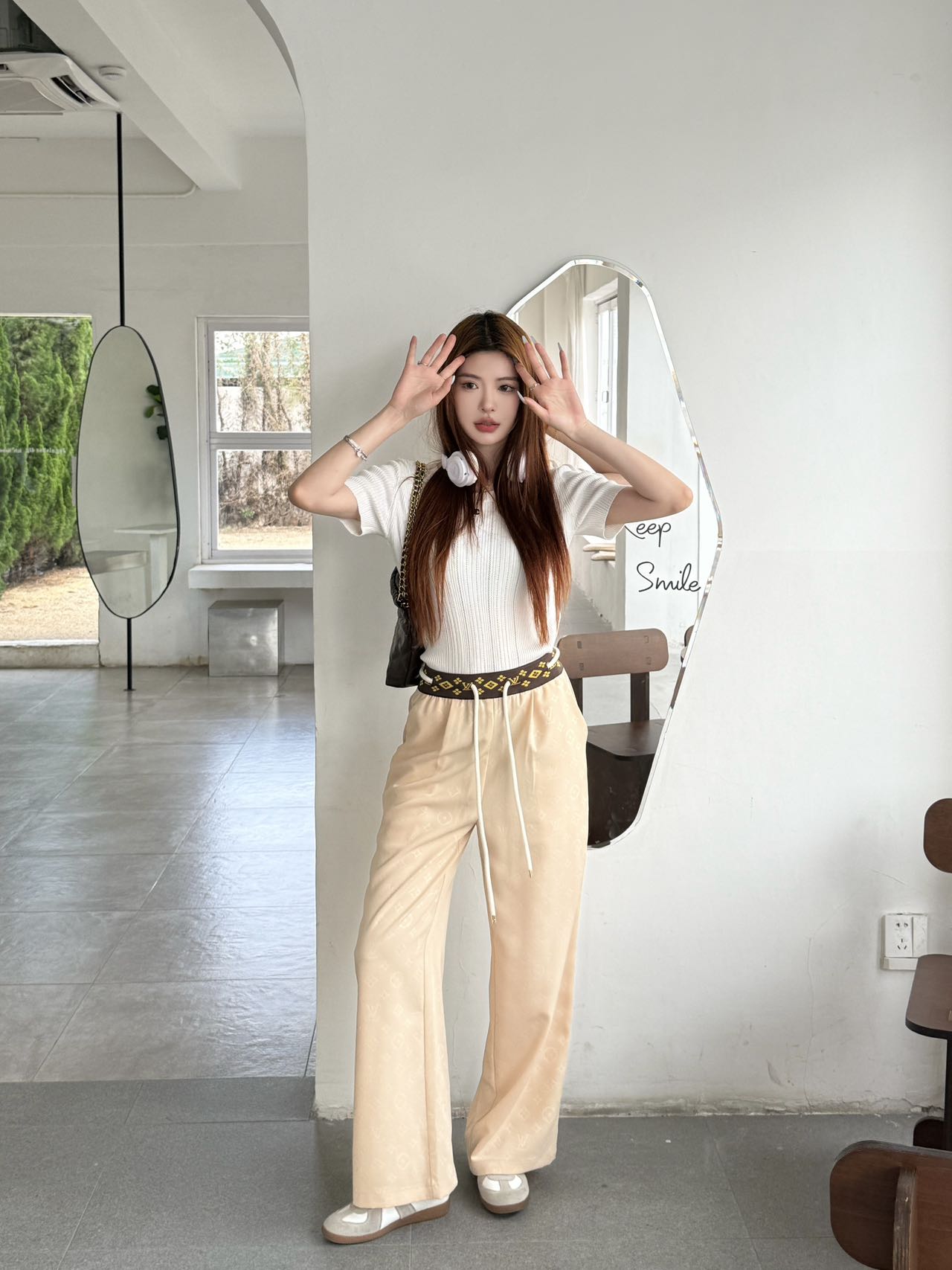 Loui* 25ss monogram printed pants