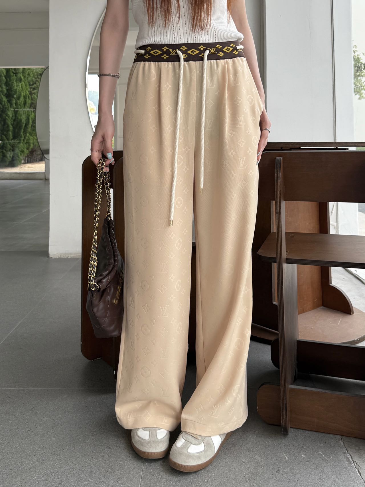 Loui* 25ss monogram printed pants