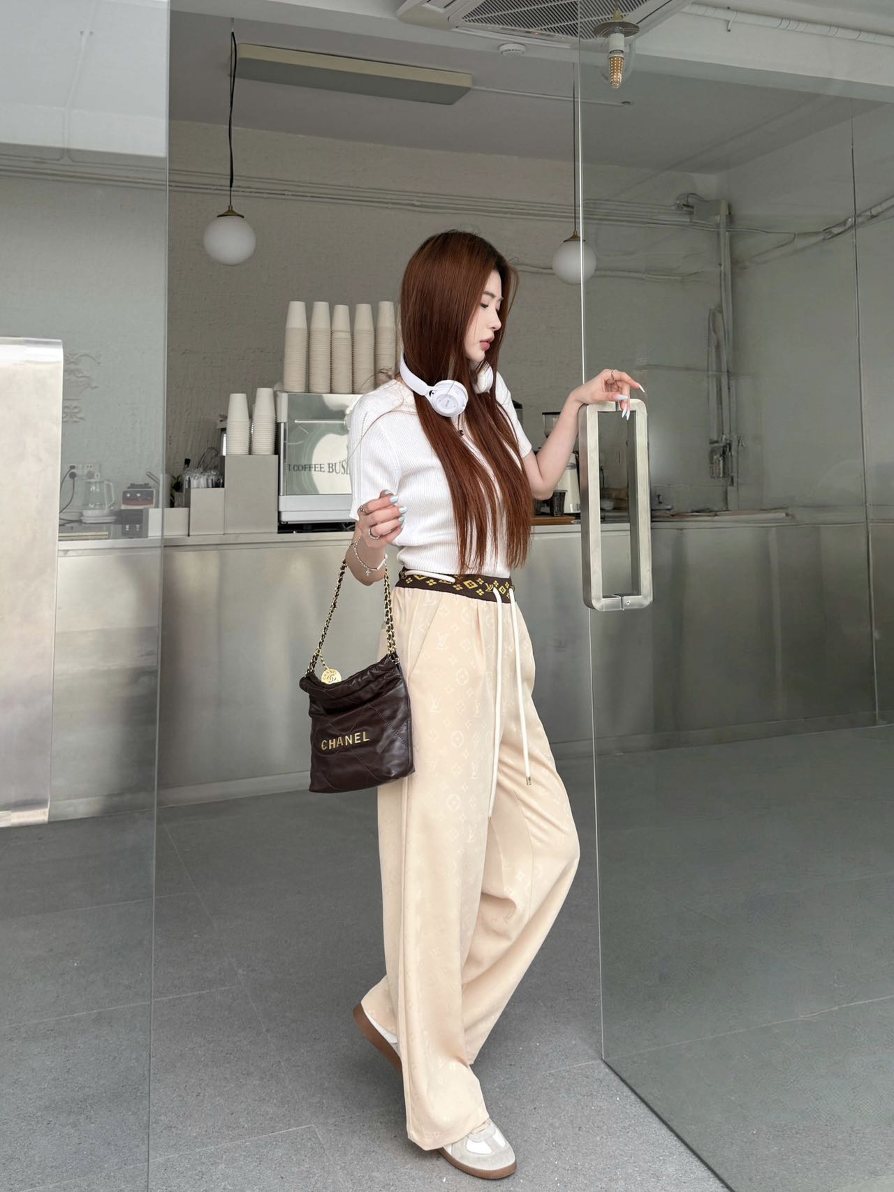 Loui* 25ss monogram printed pants