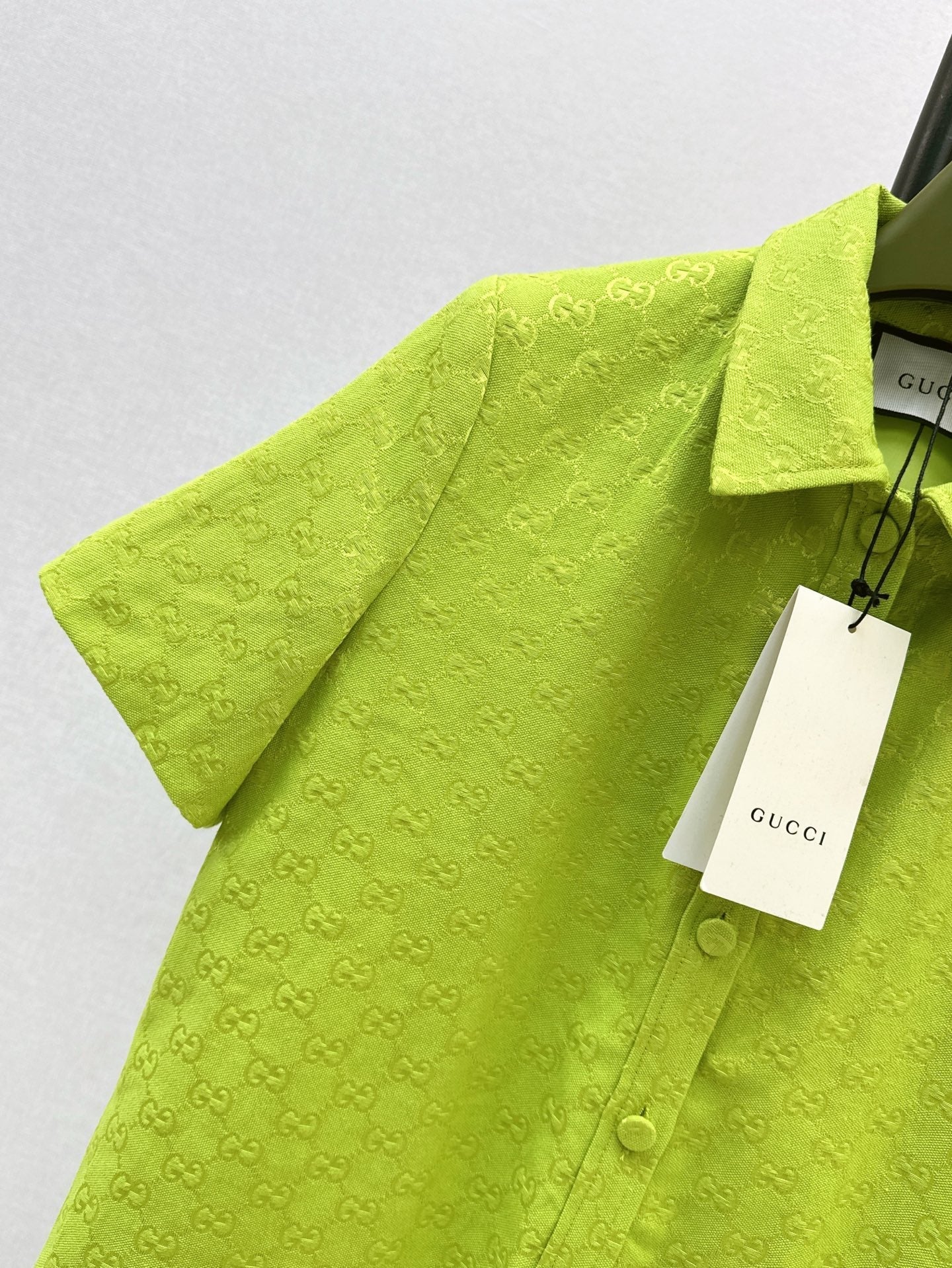 Gu* 25ss GG canvas jumpsuit with horsebit