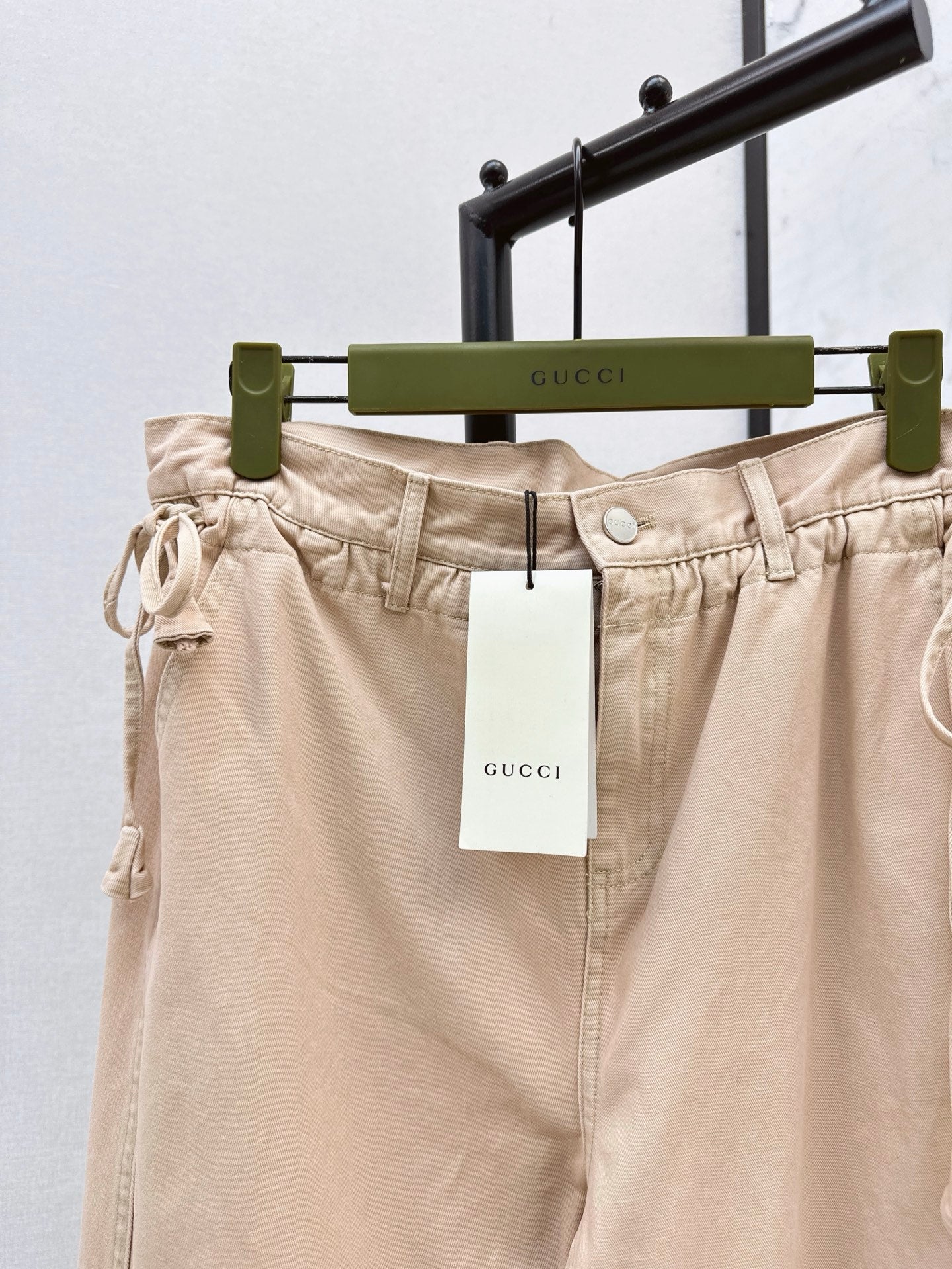 Gu* 25ss  wide leg pants with tie sides