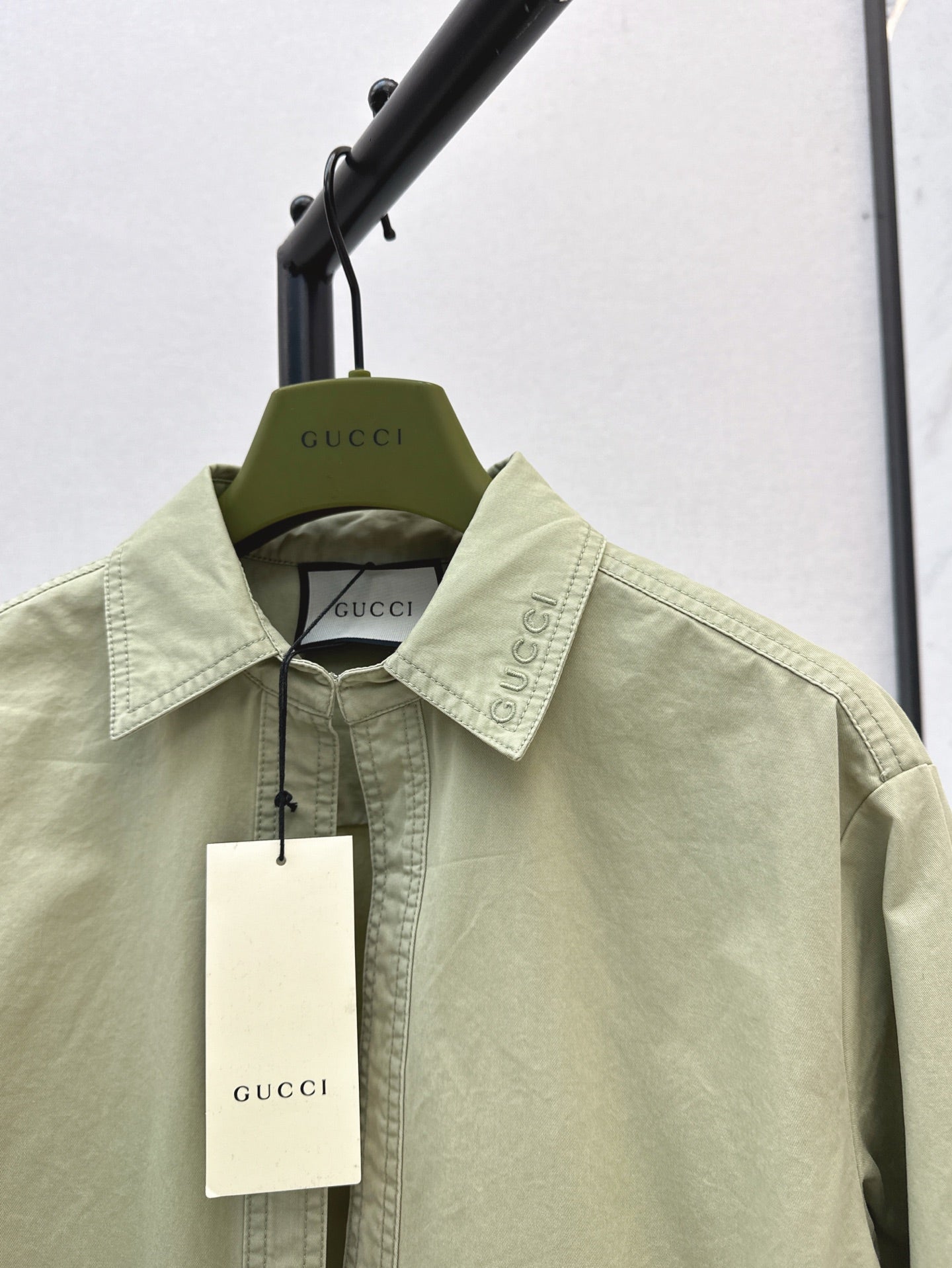 Gu*25ss Tie waist shirt