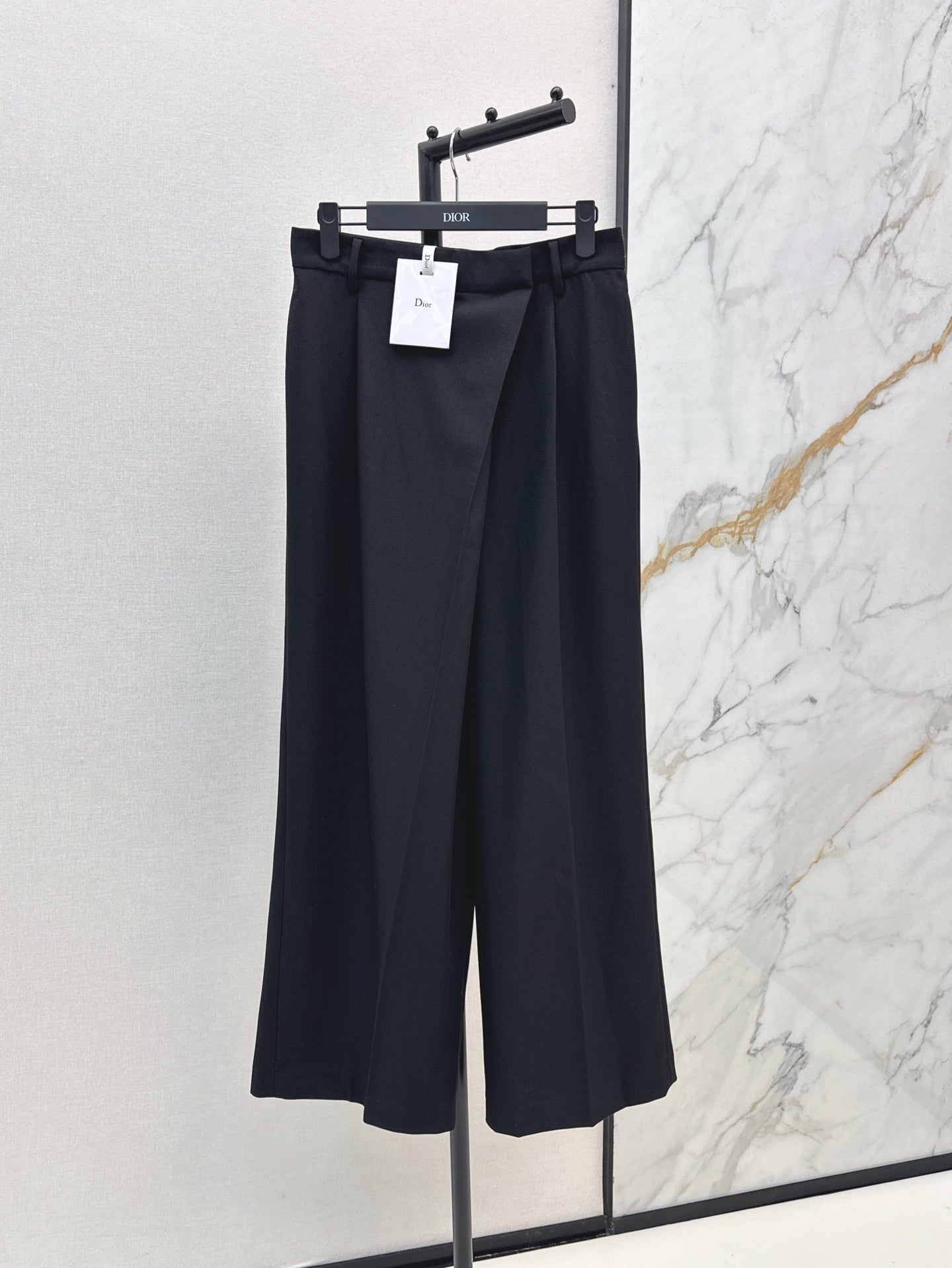D*r 25ss wrap trousers with oblique buckle