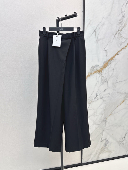 D*r 25ss wrap trousers with oblique buckle