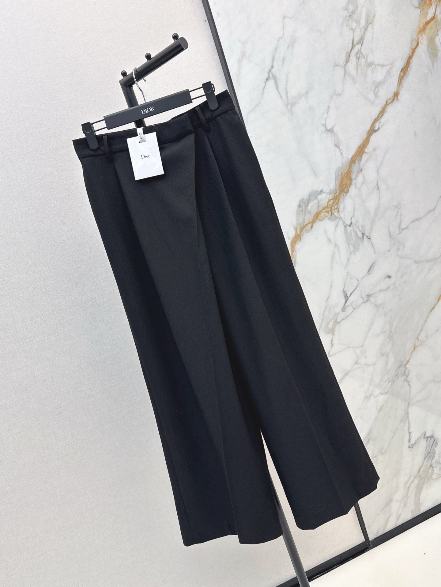 D*r 25ss wrap trousers with oblique buckle