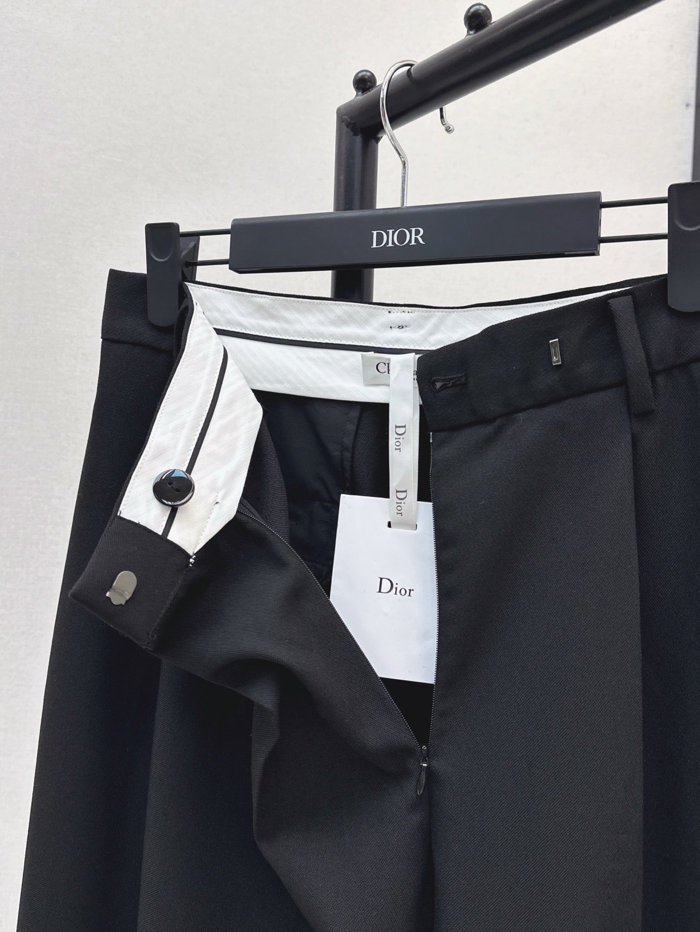 D*r 25ss wrap trousers with oblique buckle