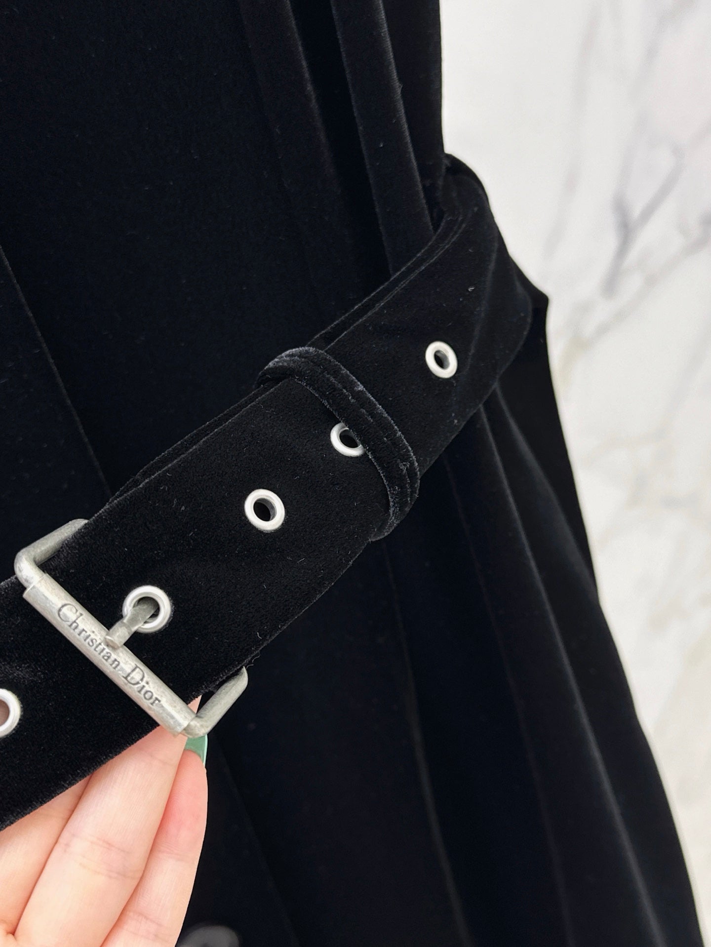 D*r 25ss mid-length belted blazer dress