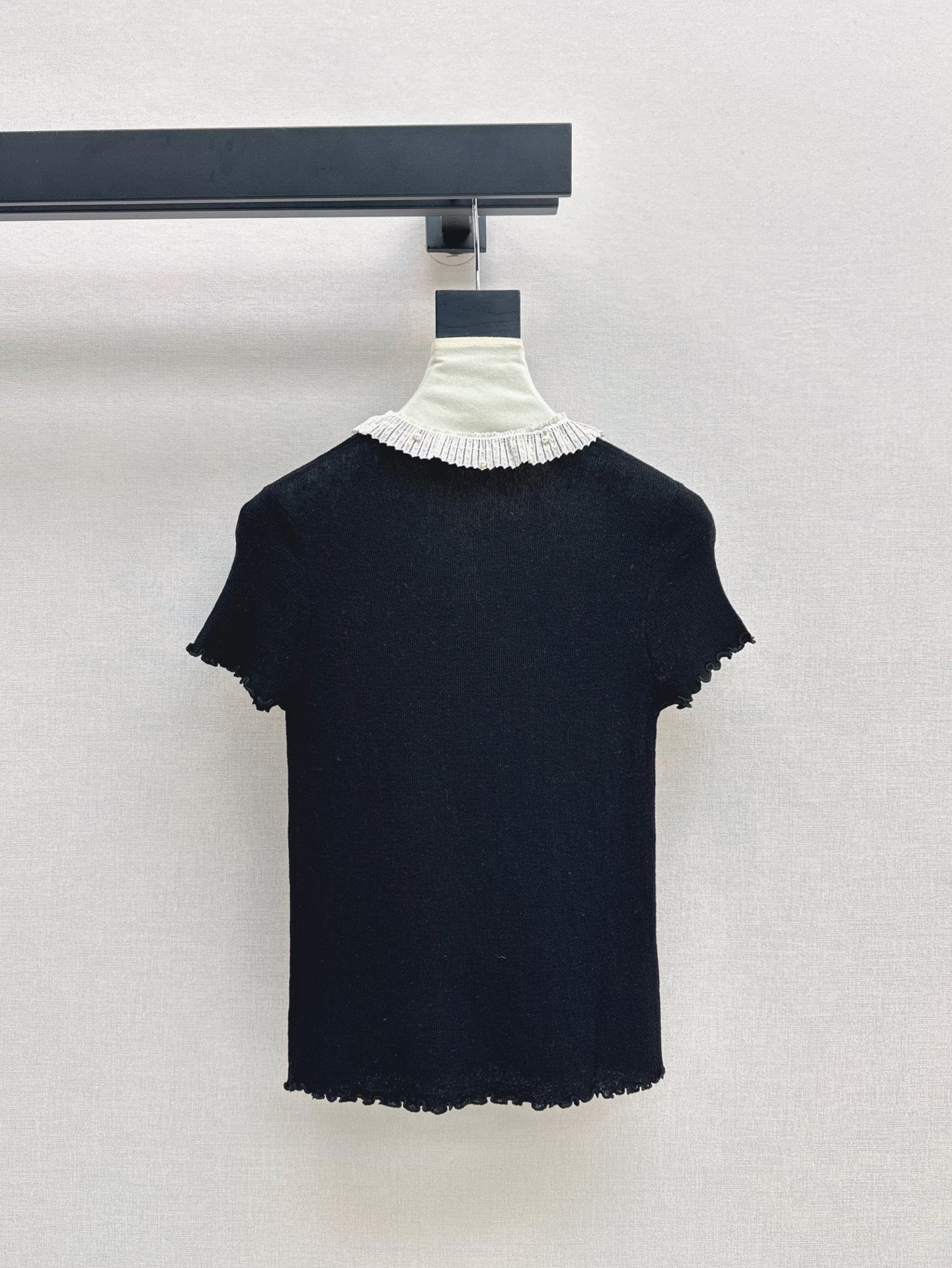 D*r 25ss Ruffled jersey top