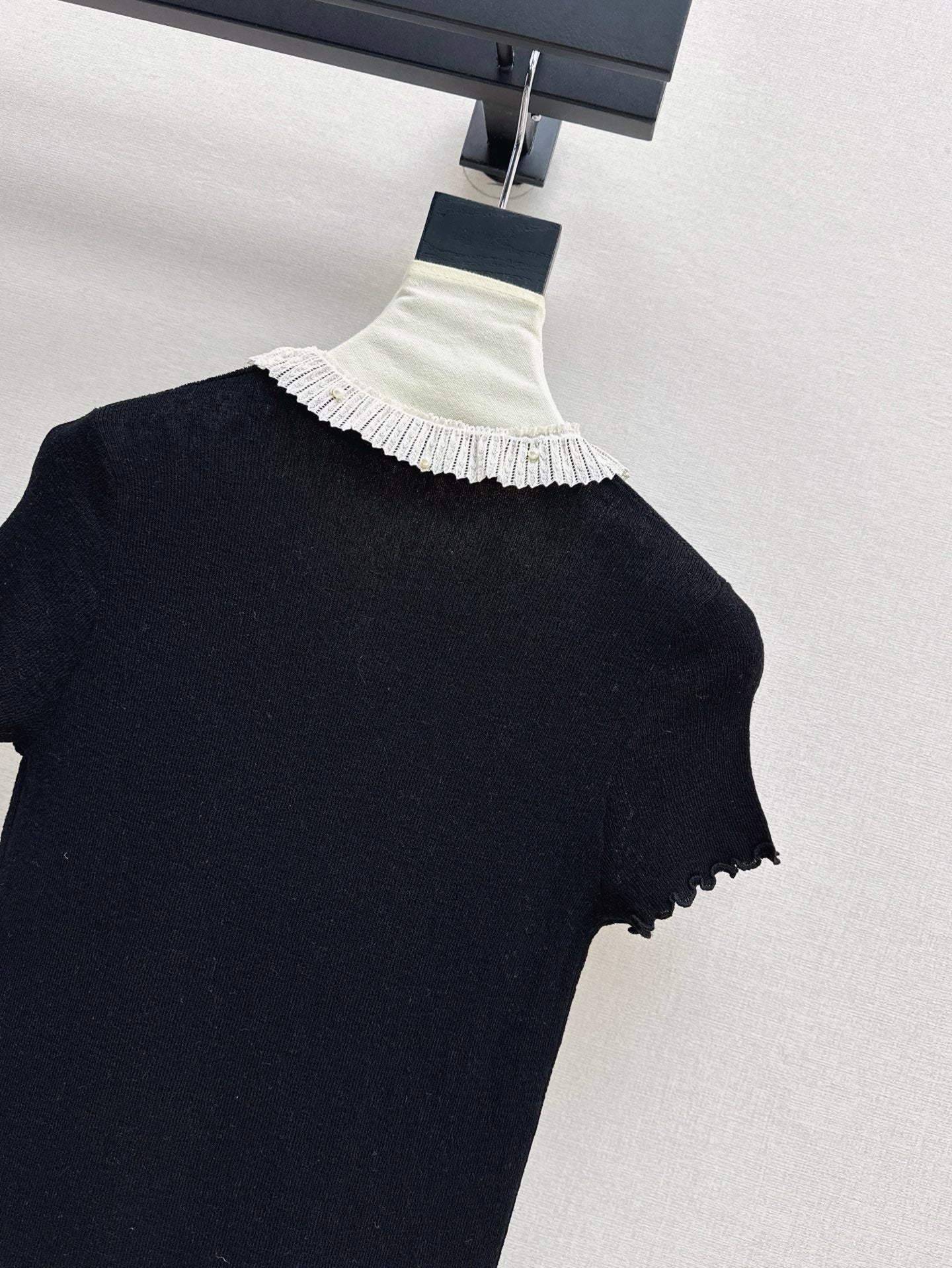 D*r 25ss Ruffled jersey top