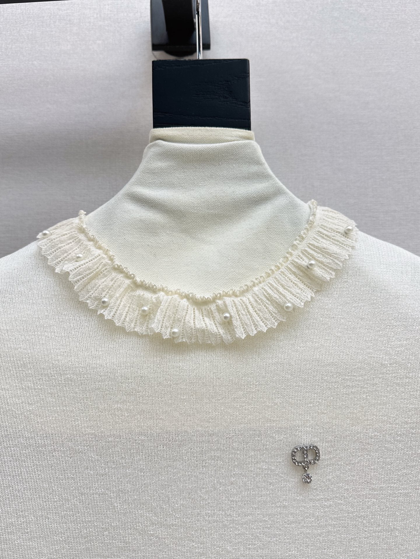 D*r 25ss Ruffled jersey top