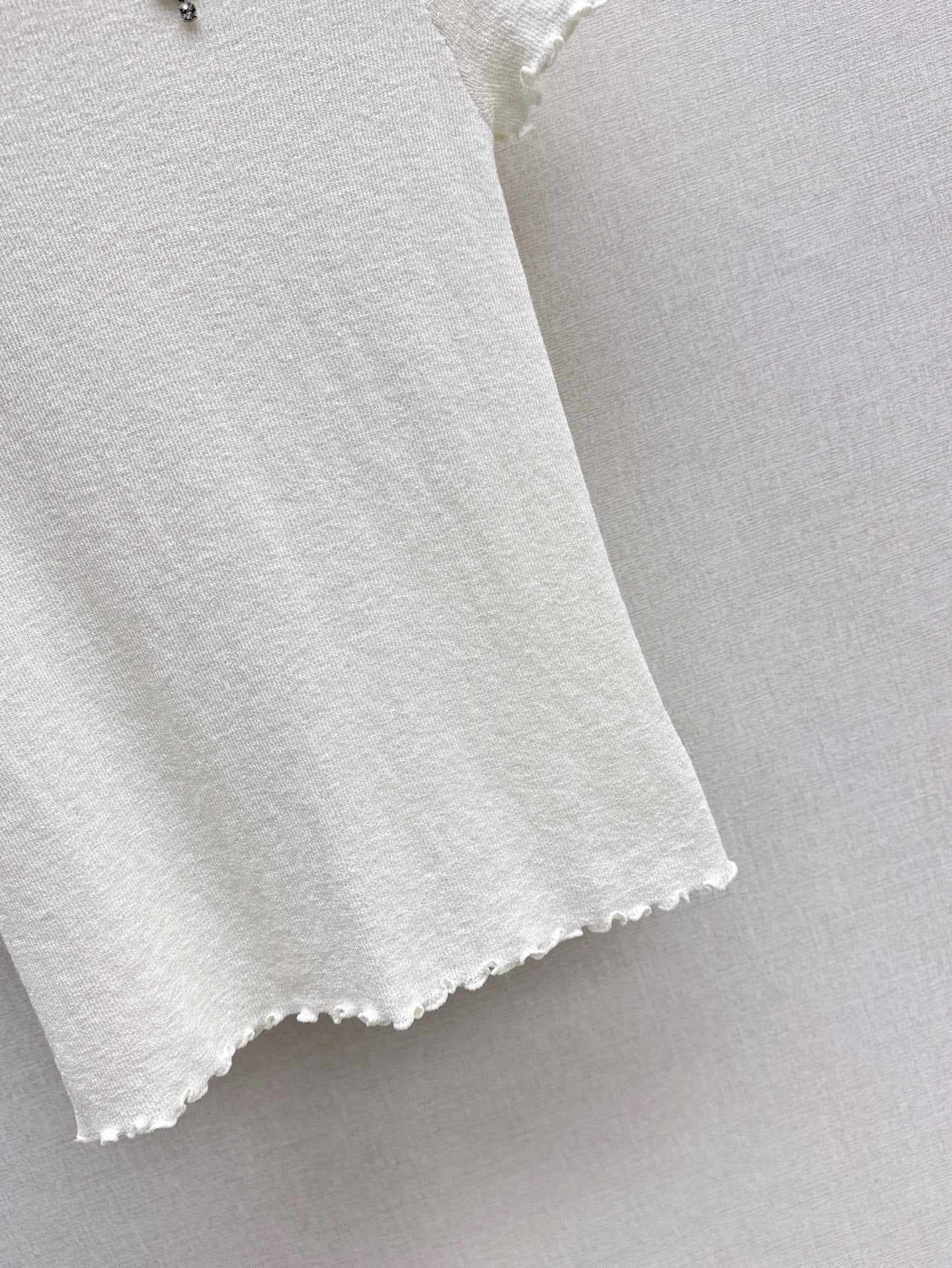 D*r 25ss Ruffled jersey top