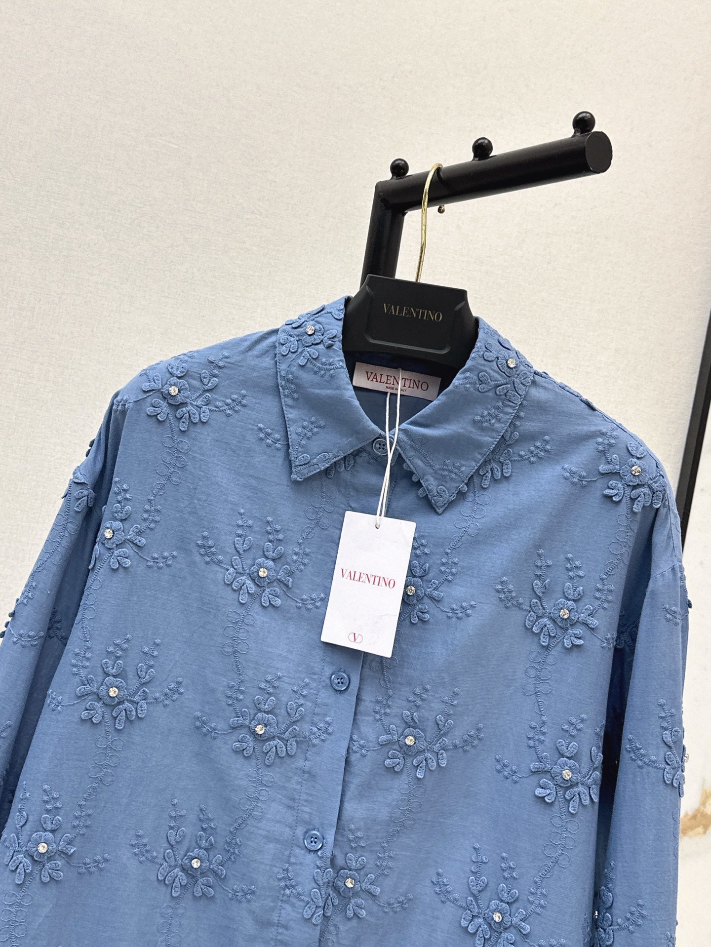 Valen* 25ss 3D flower cotton shirt