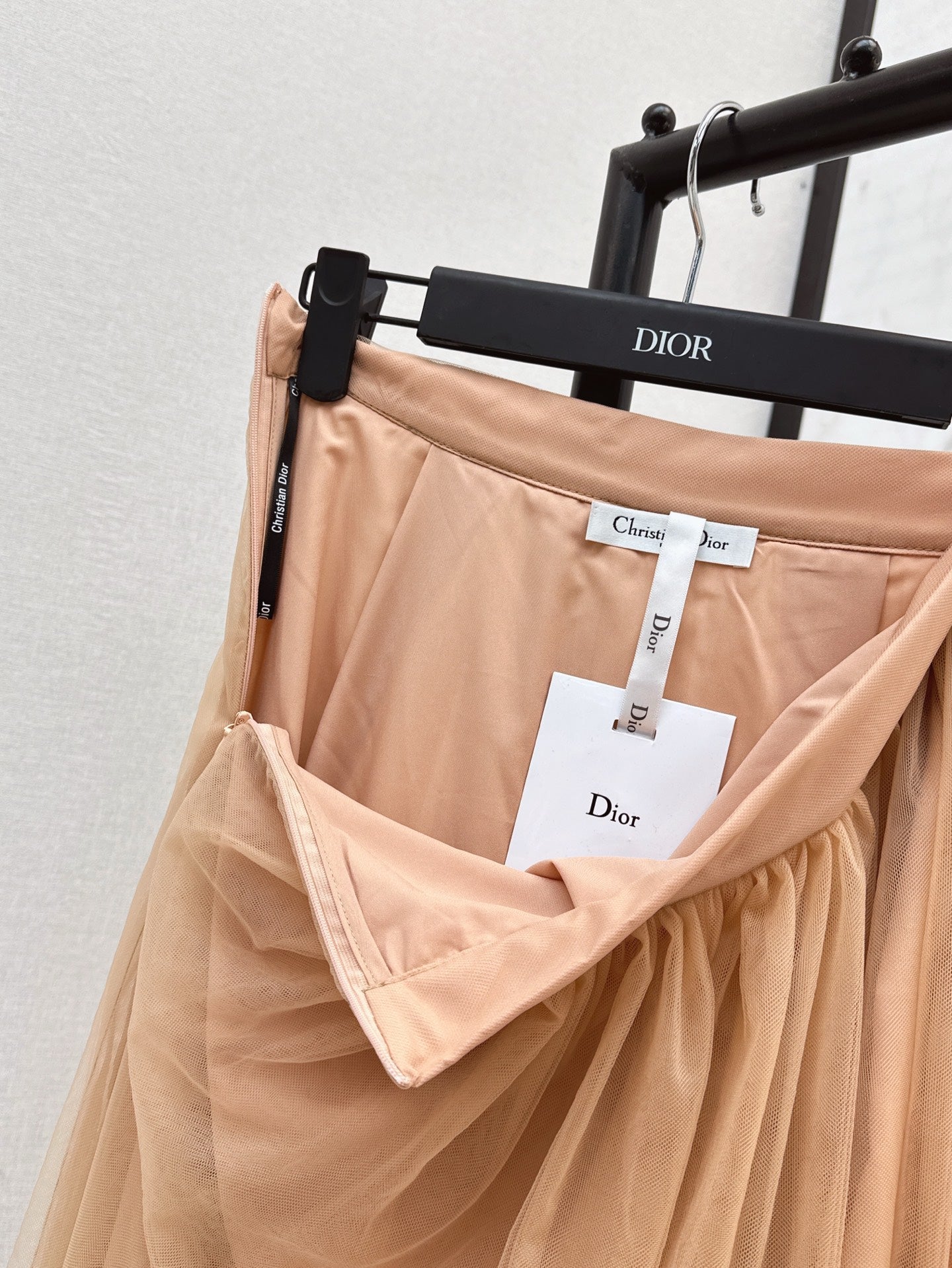 D*r 25ss mid-length pleated skirt