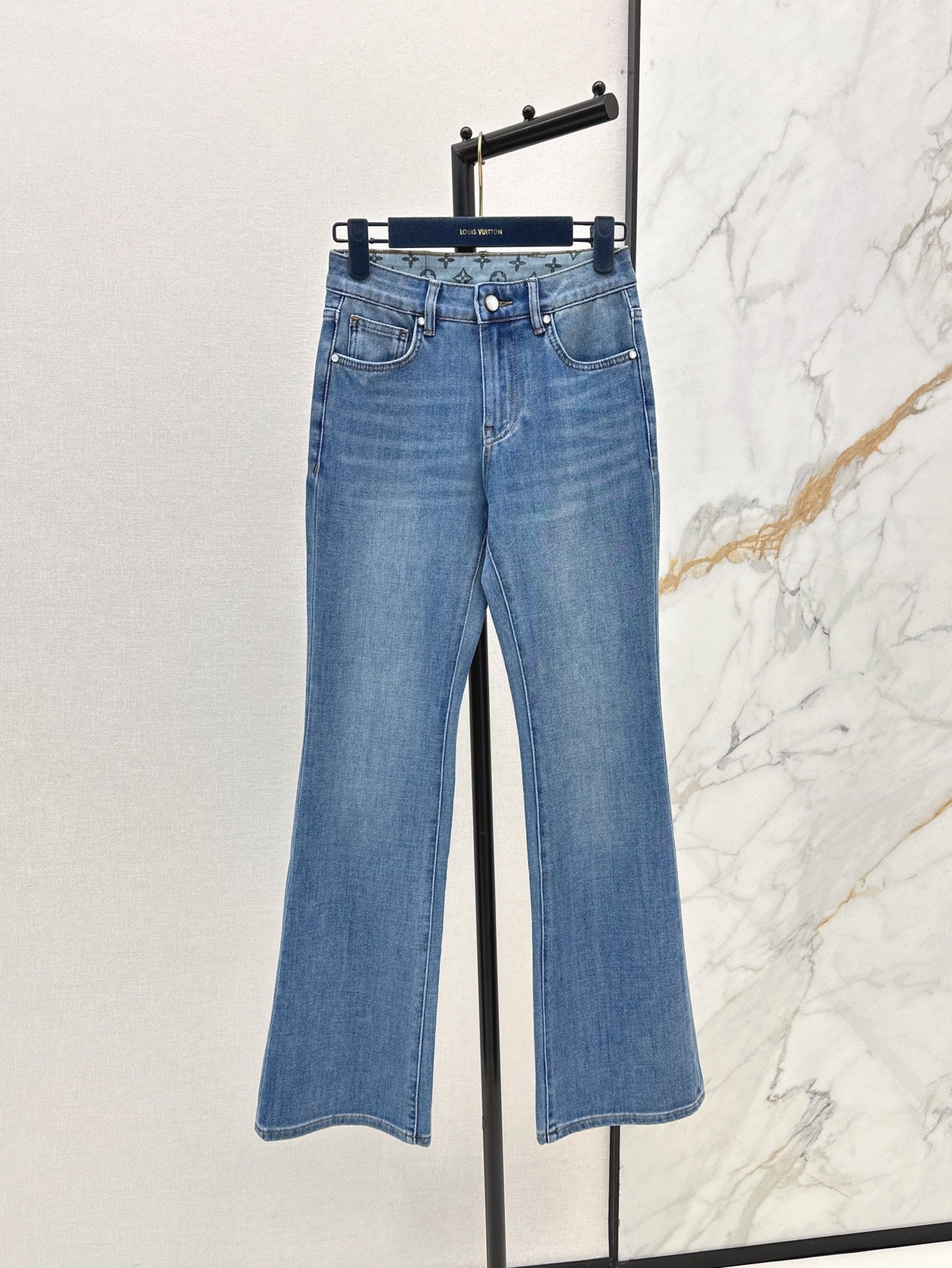 Loui* 25ss monogram pocket denim pants