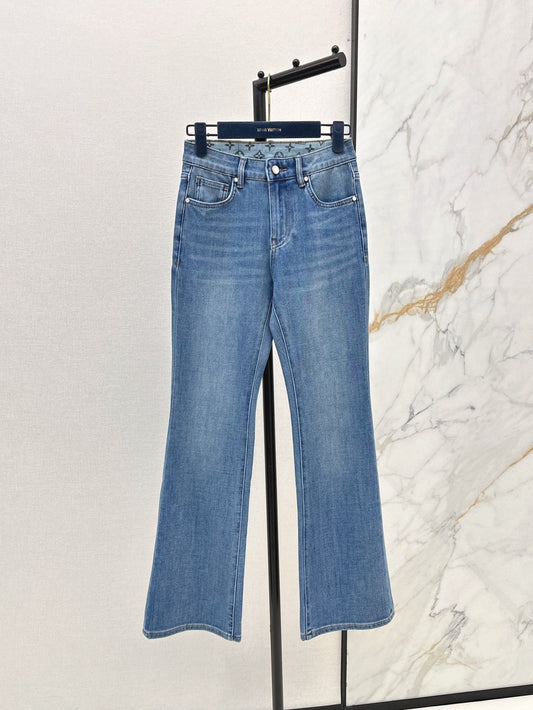 Loui* 25ss monogram pocket denim pants