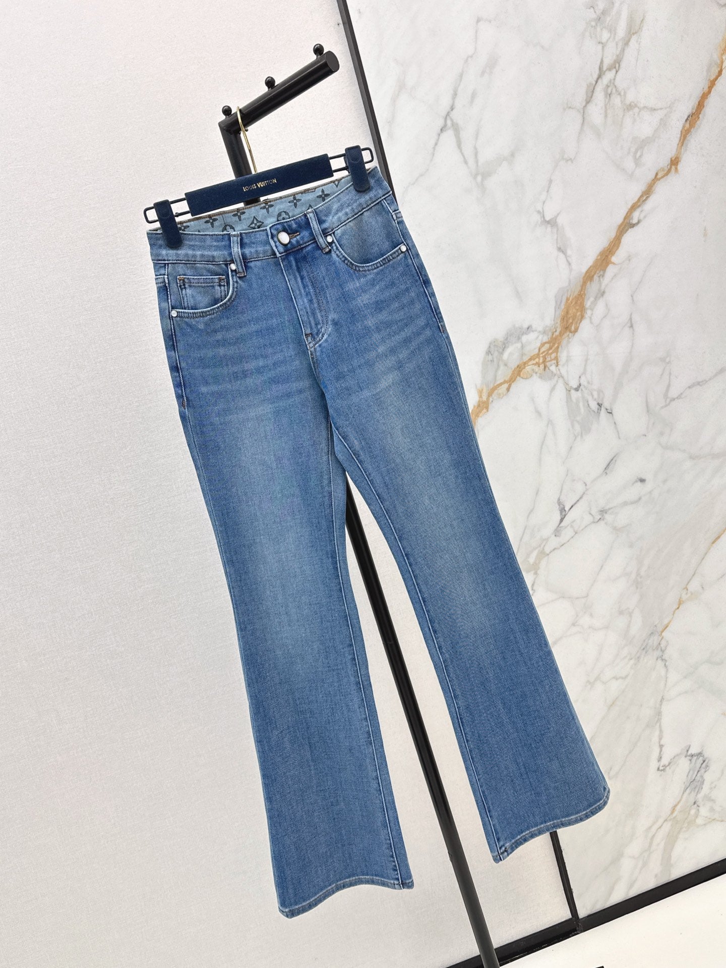 Loui* 25ss monogram pocket denim pants