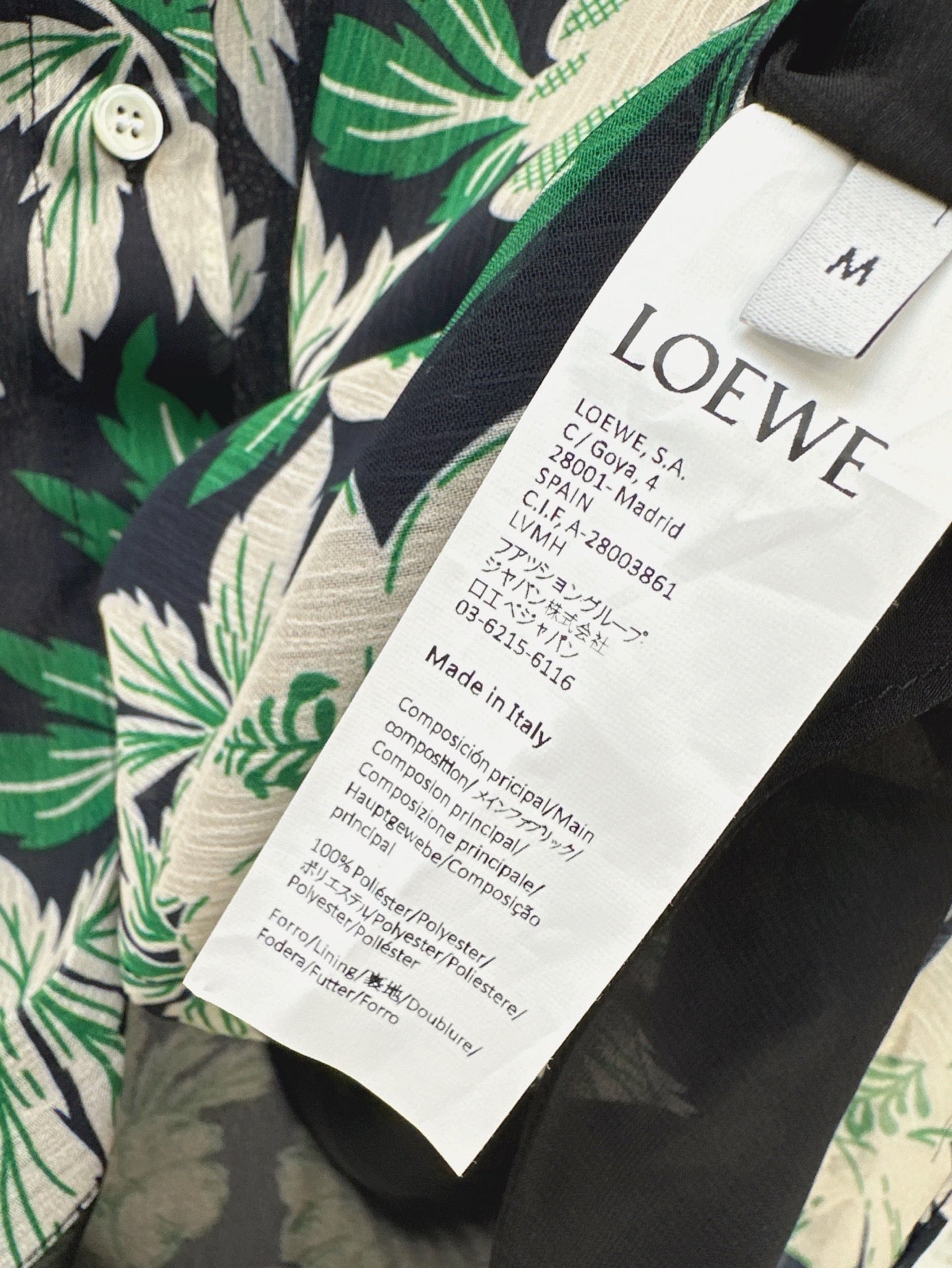 Loe* 25ss floral print shirt