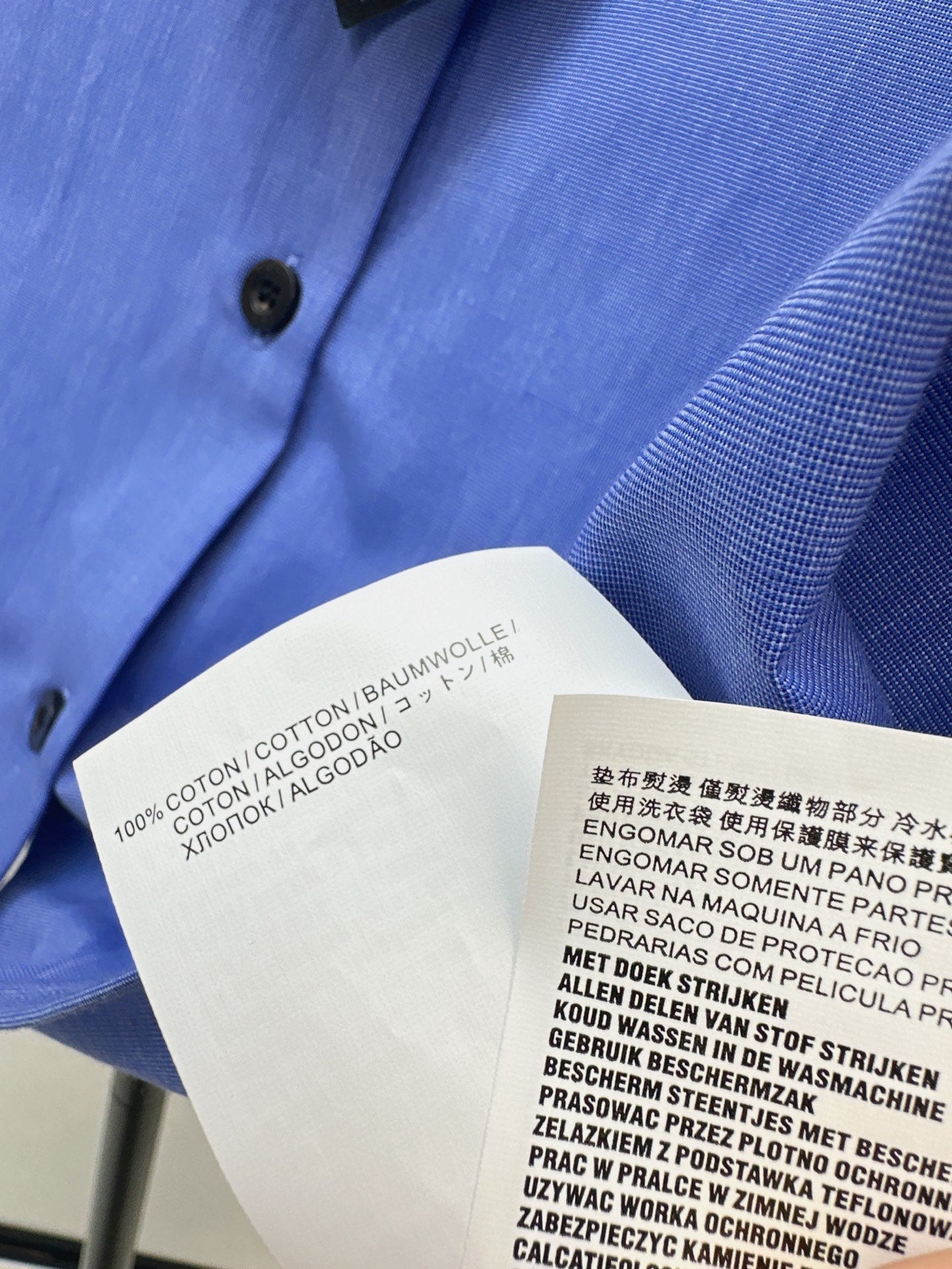 Pra* 25ss cropped cotton shirt